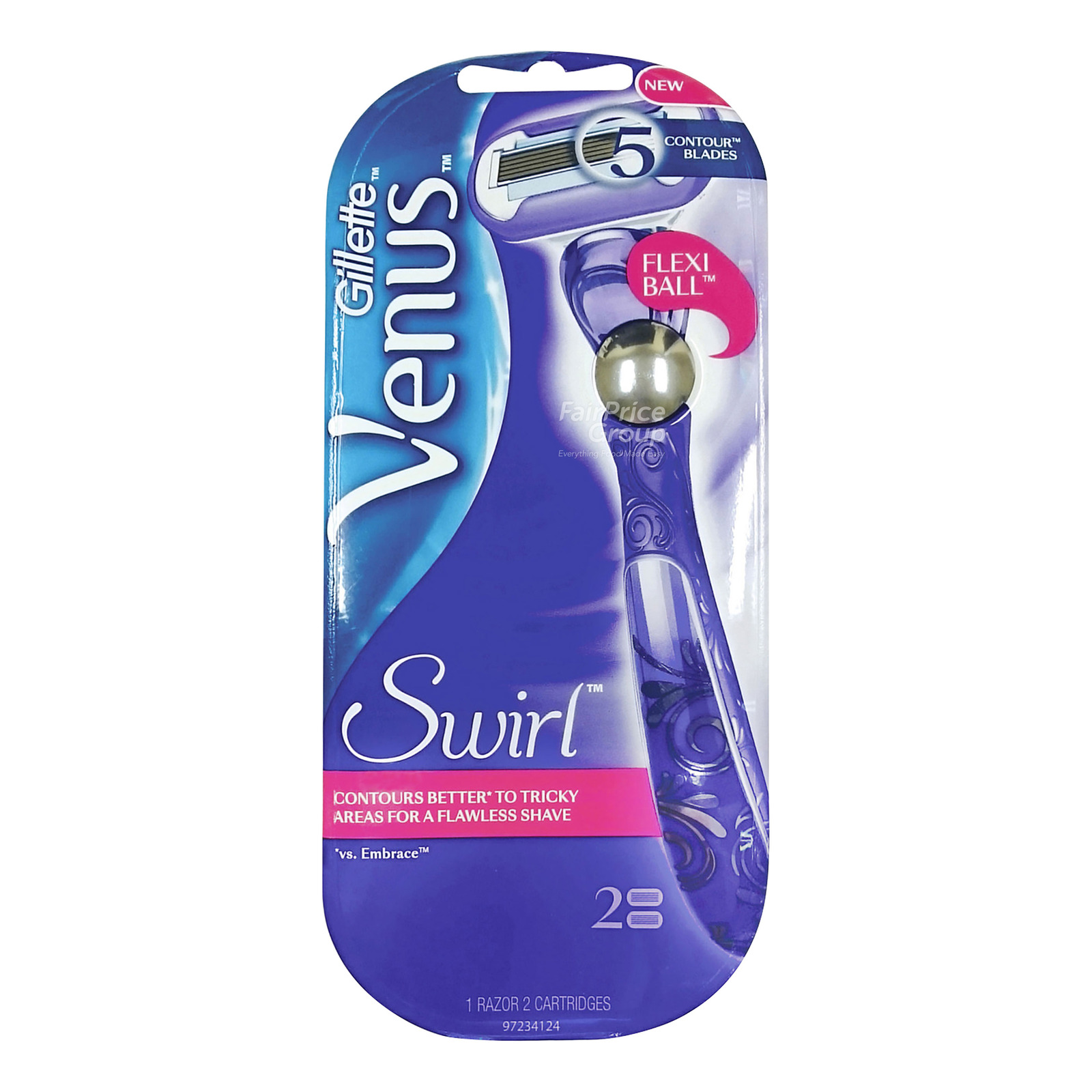 Gillette Venus Razor with Cartridge Refill - Swirl