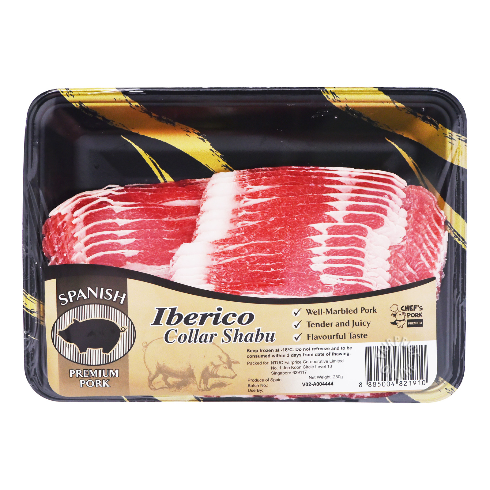 Chef's Pork Premium Frozen Iberico Shabu Shabu