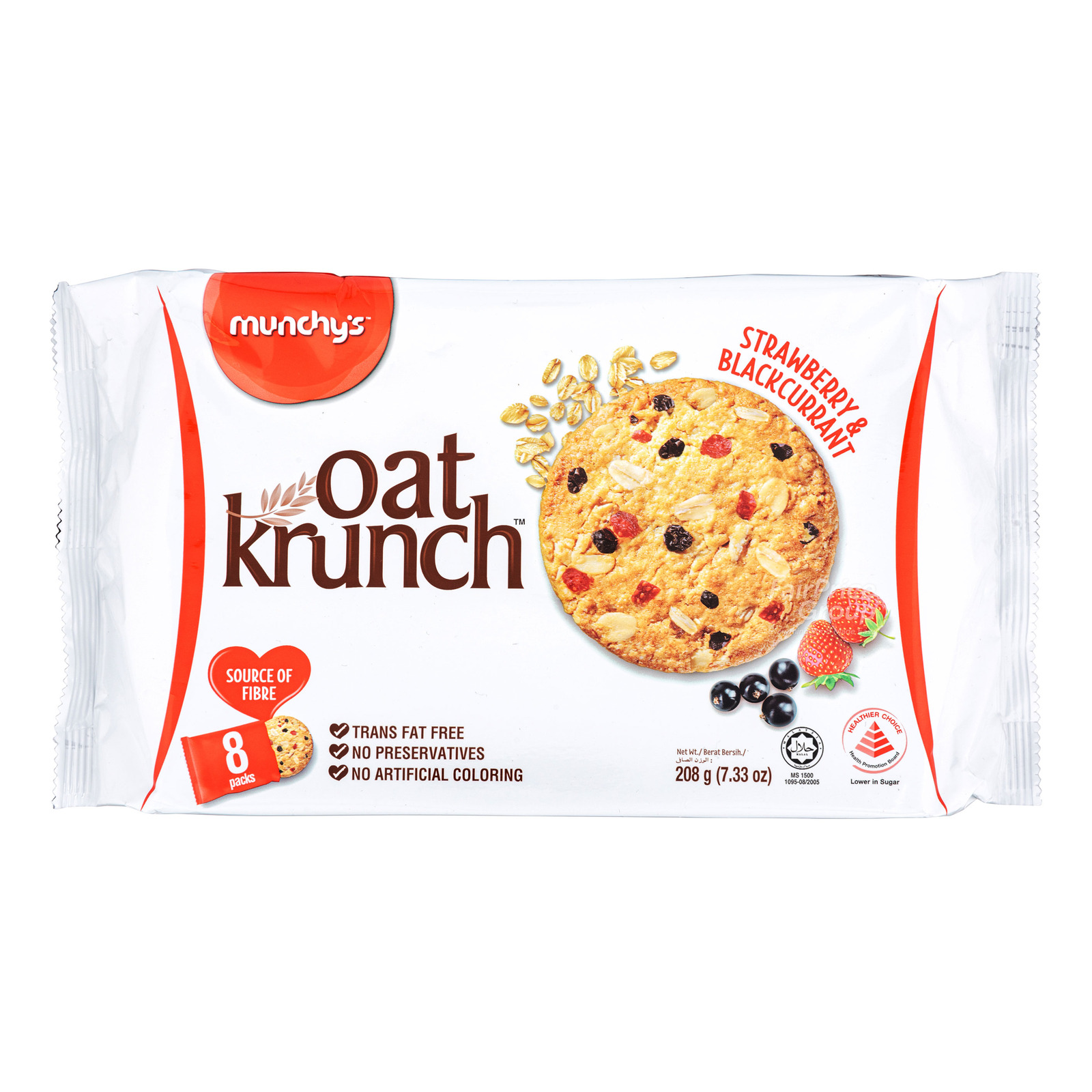 Munchy's Oat Krunch Crackers-Strawberry&Blackcurrent