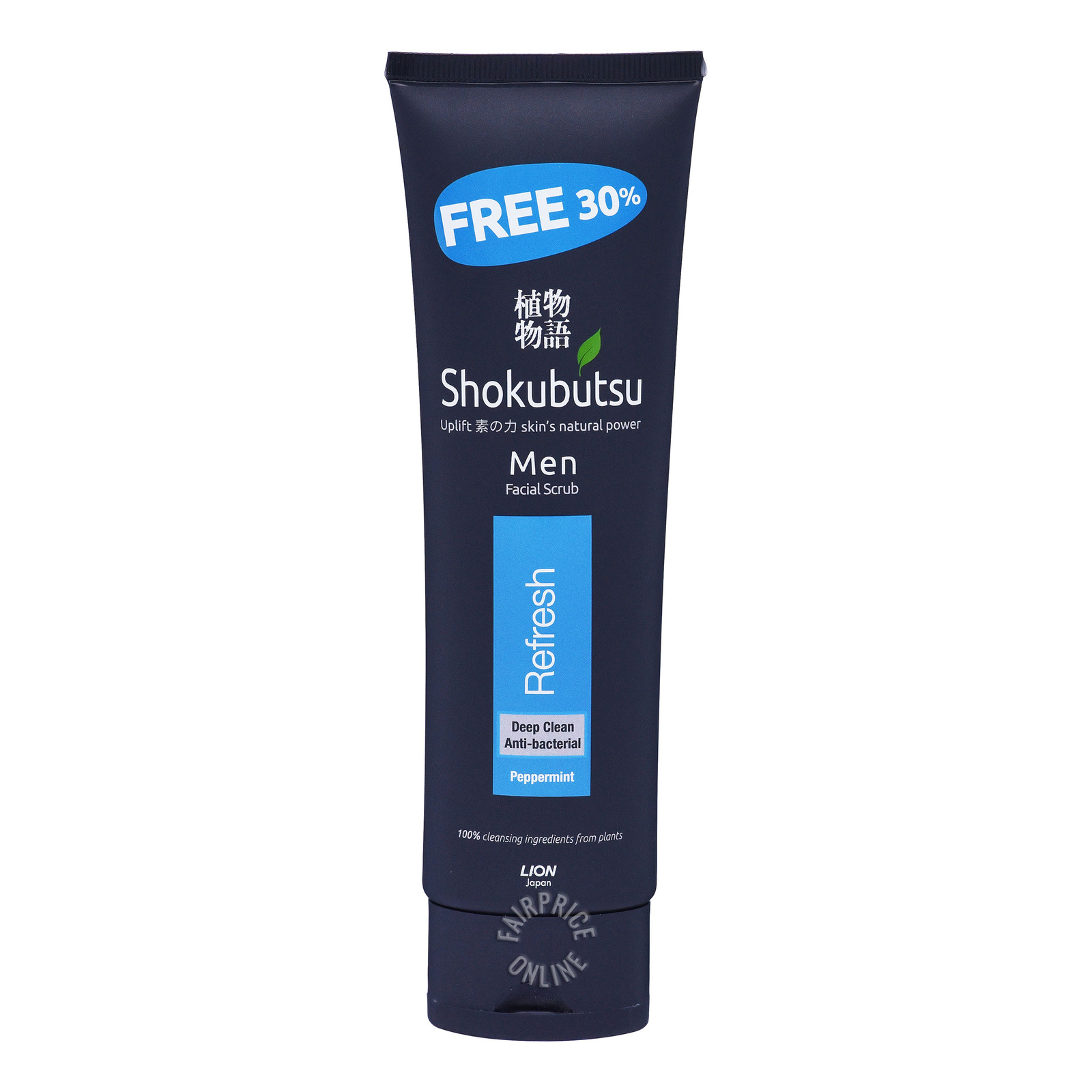 Shokubutsu Men Facial Scrub - Refresh
