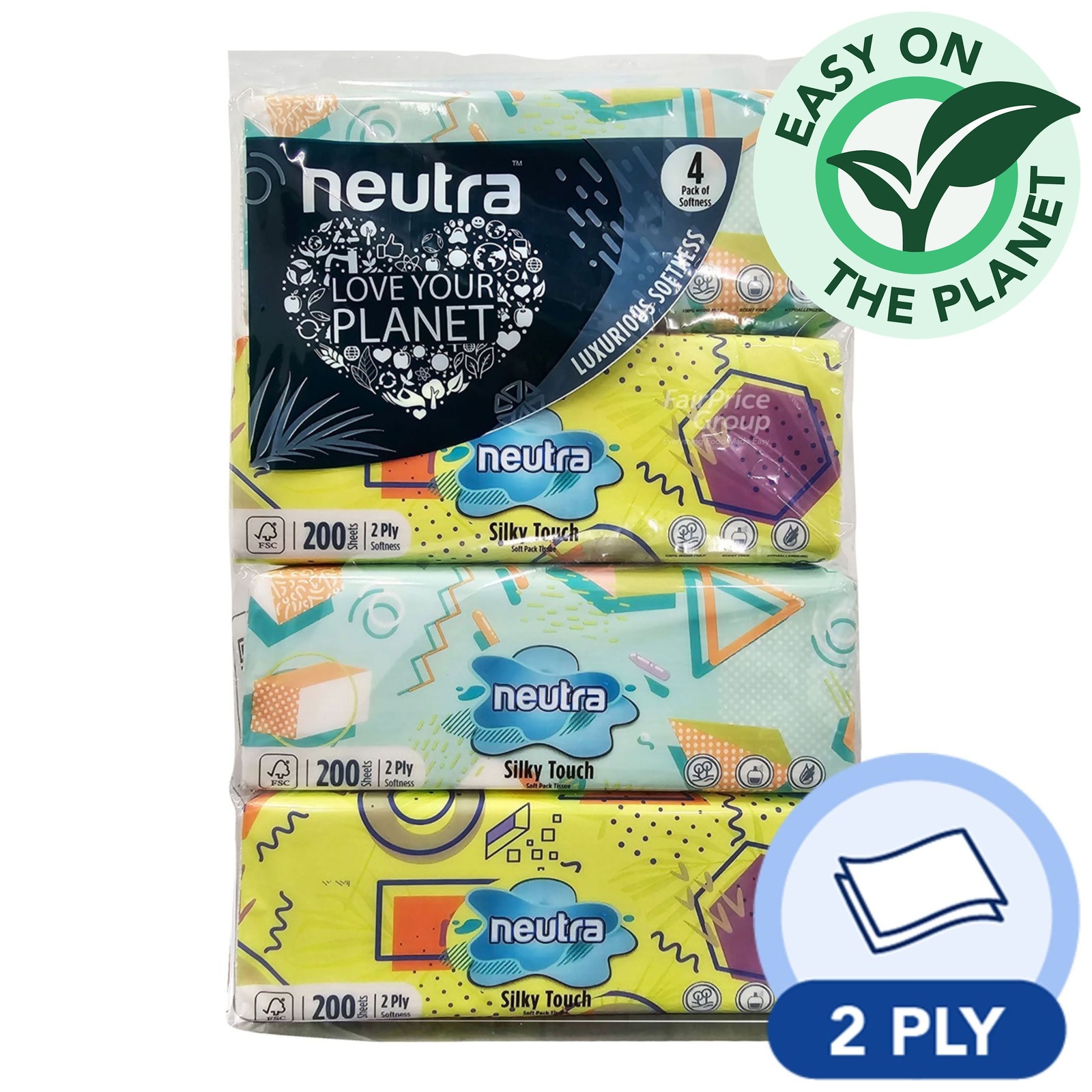 Neutra Soft Pack Tissues - Silky Touch (2ply)