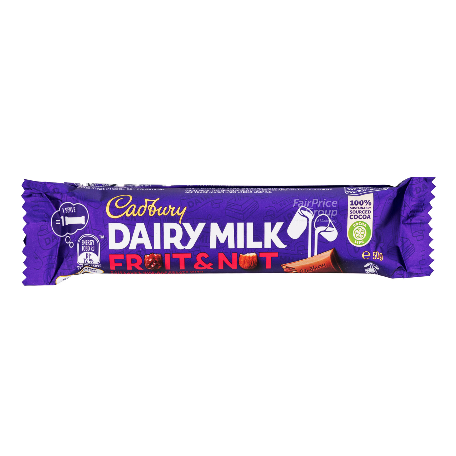 Cadbury Dairy Milk Chocolate Bar - Fruit & Nut