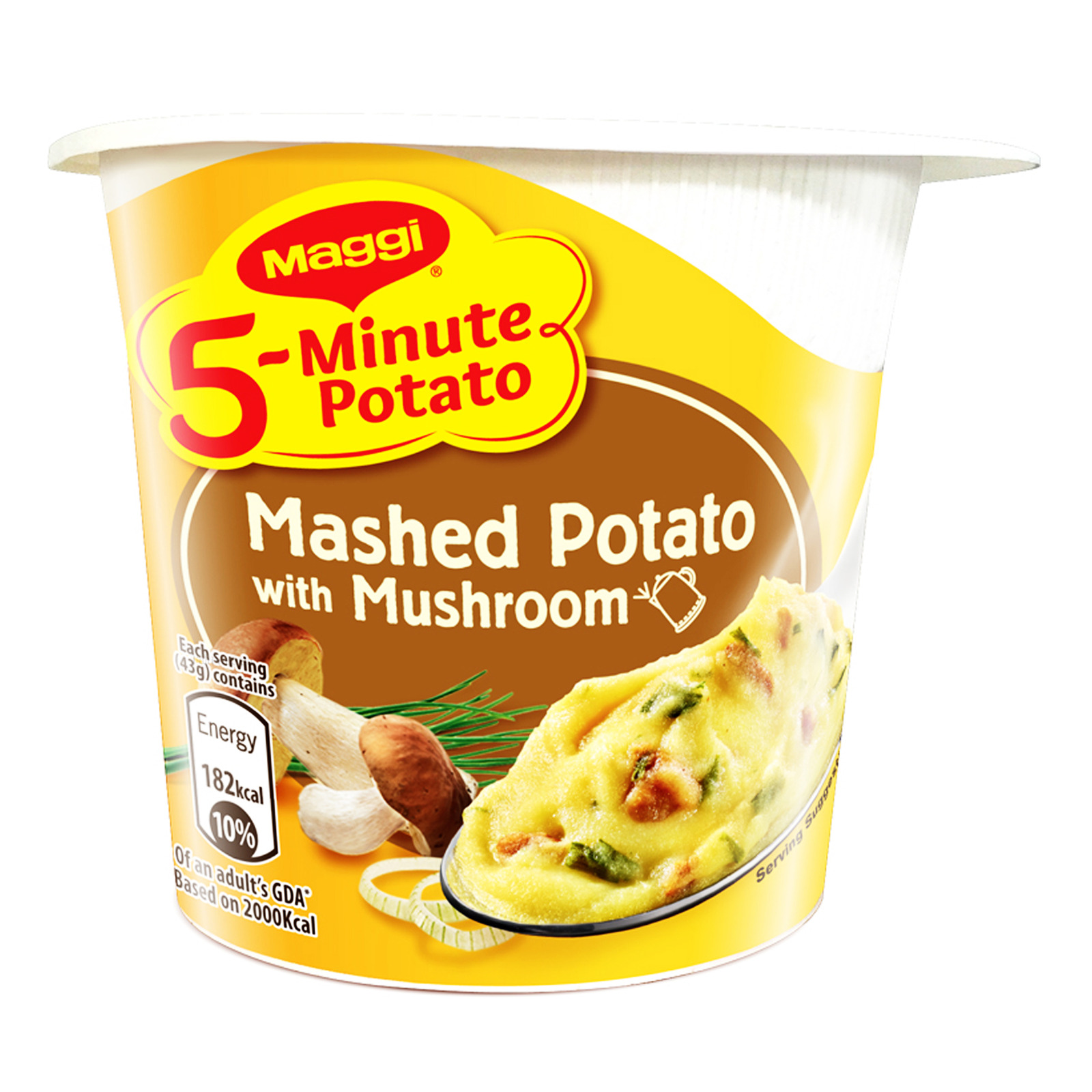 Maggi 5-Minute Instant Mashed Potato - Mushroom