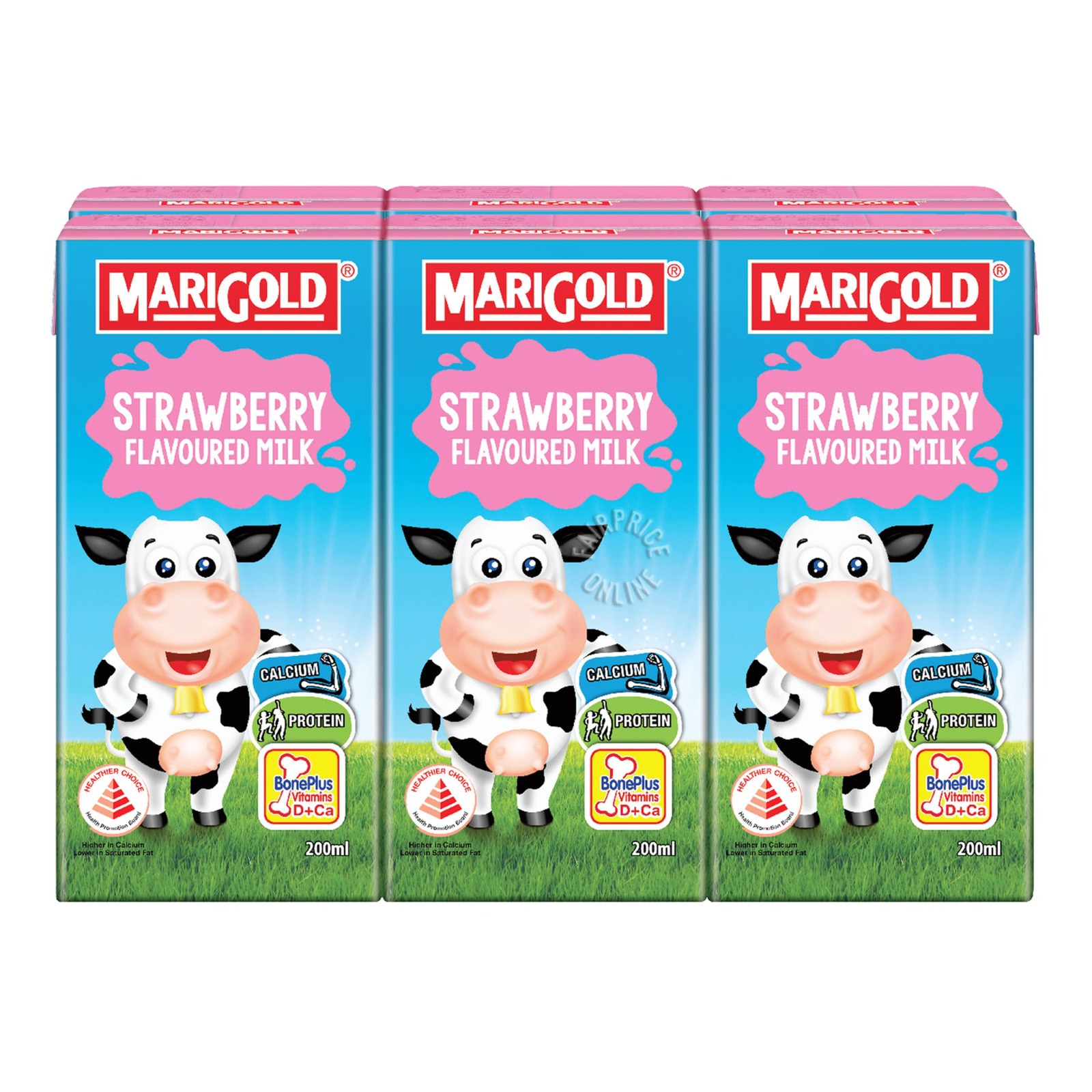 Marigold UHT Packet Milk - Strawberry