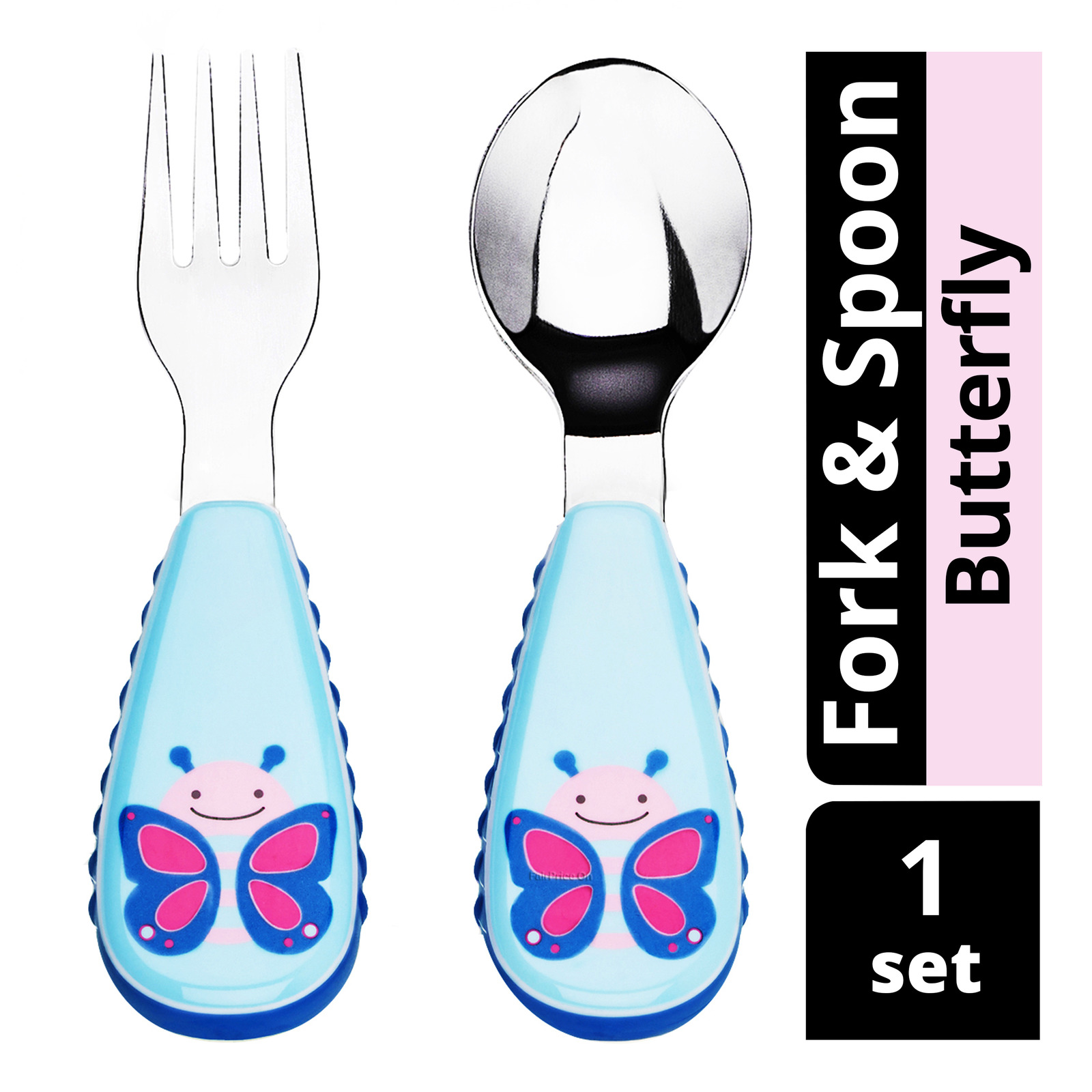 Skip Hop Zootensils Fork & Spoon - Butterfly