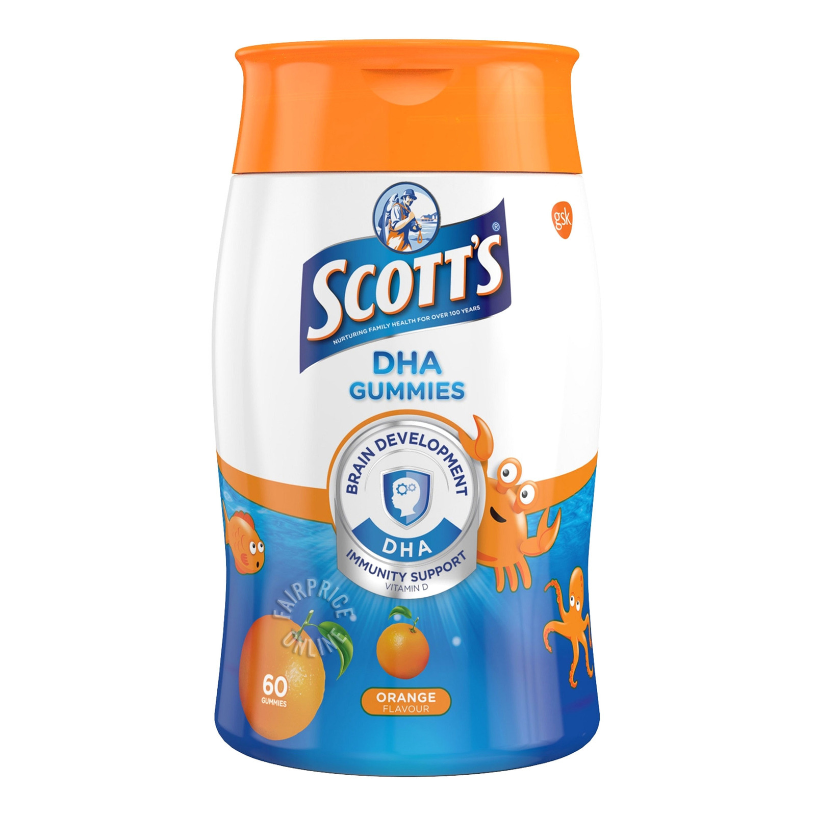 Scott's DHA Gummies - Orange