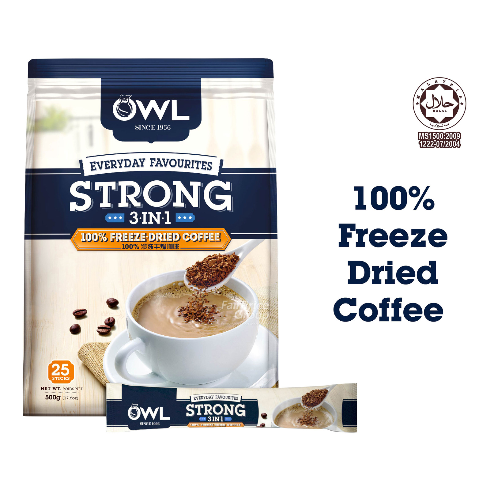 Owl 3 In 1 Instant Coffee Strong Ntuc Fairprice