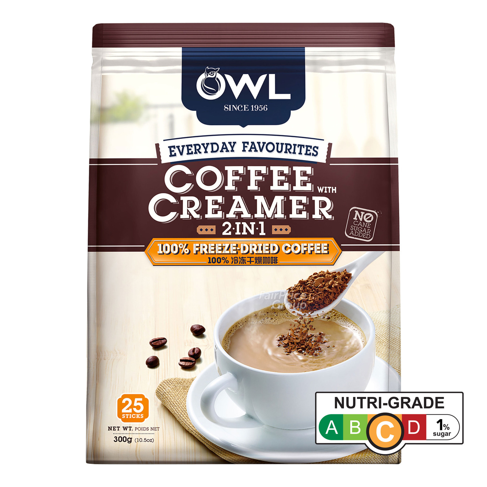 Owl 2 in 1 Instant Coffee with Creamer