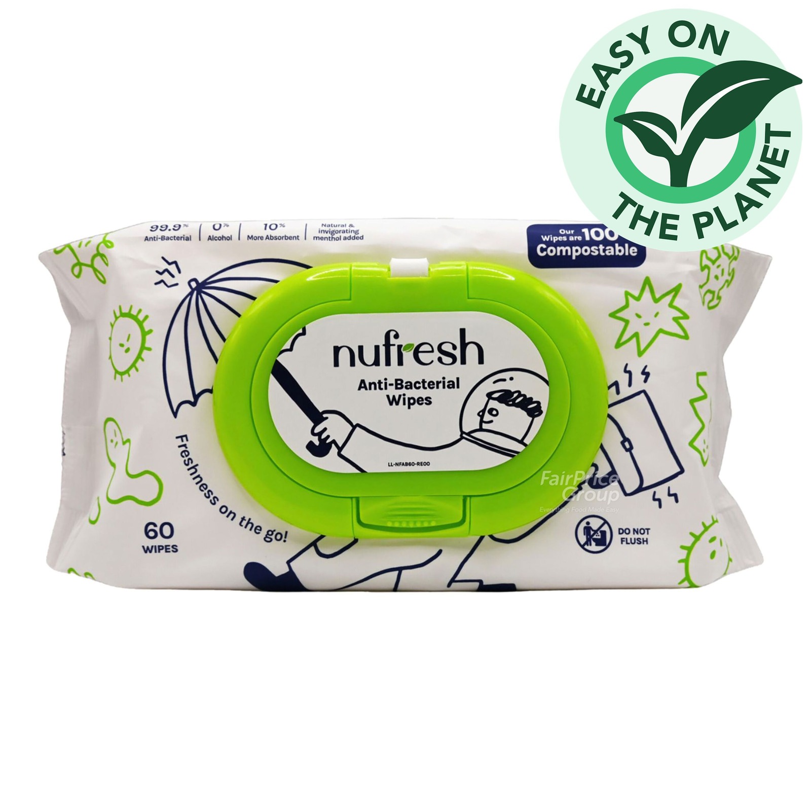 NuFresh Anti-Bacterial Wipes