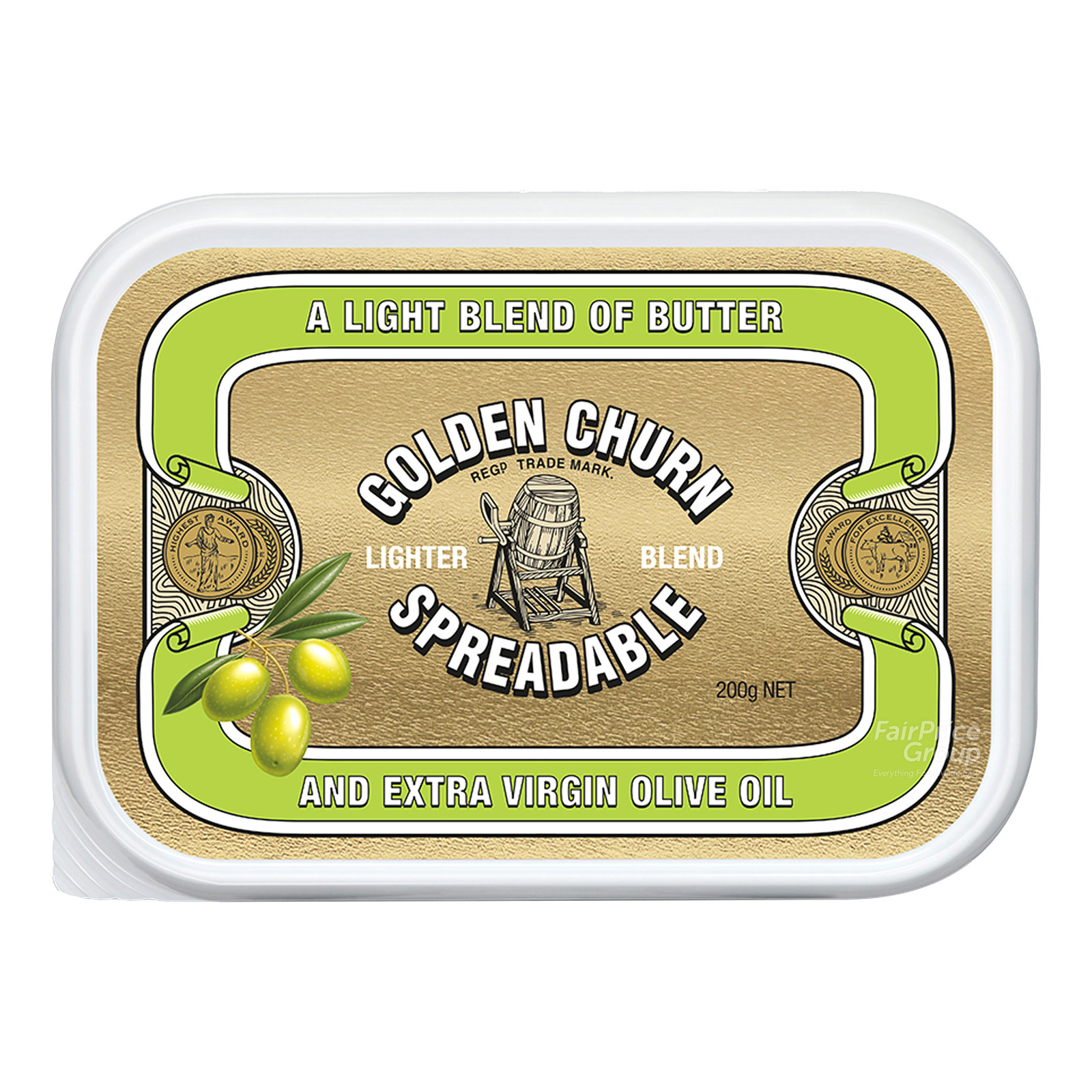 Golden Churn Spreadable Lighter Butter - Olive Oil