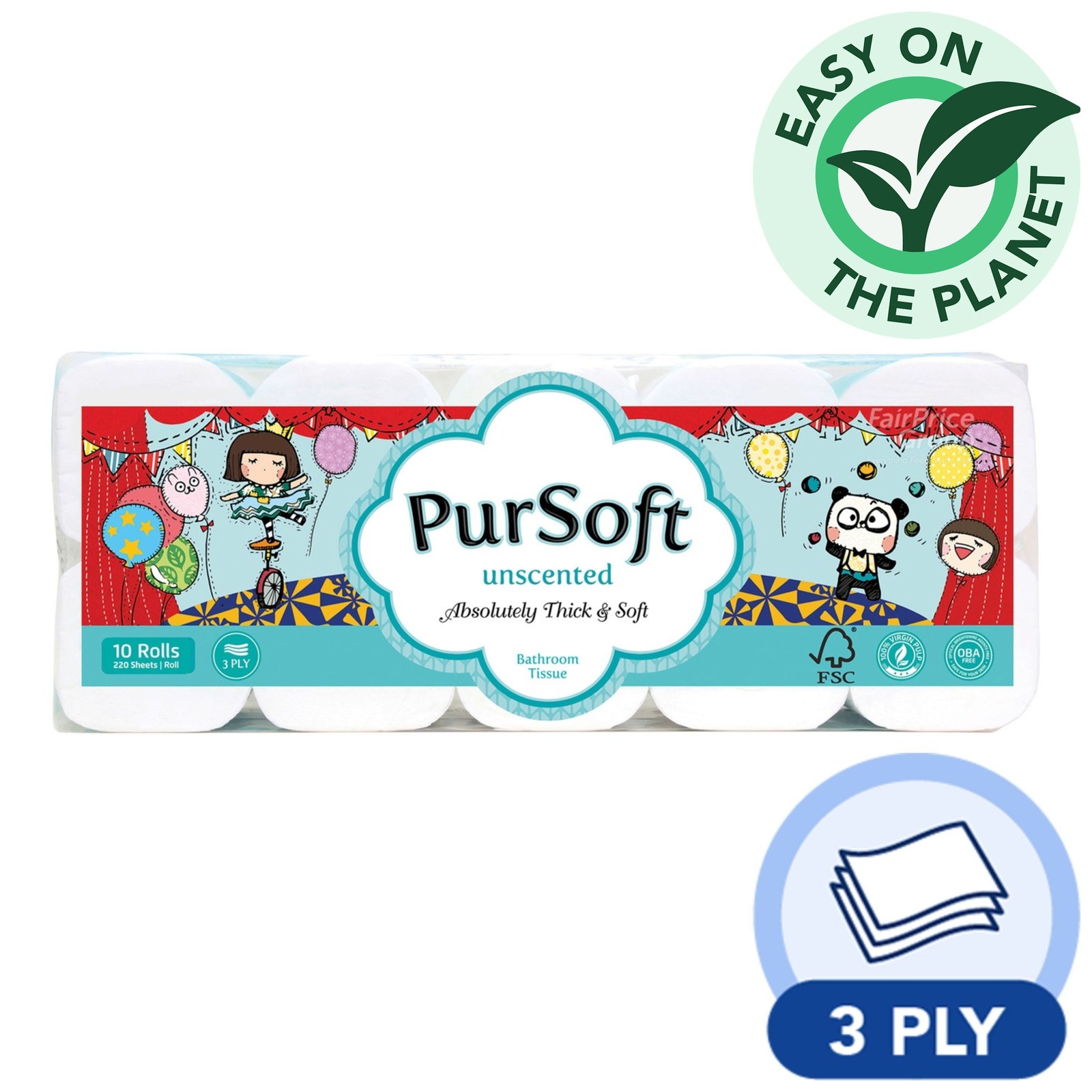 PurSoft Toilet Tissue Roll - Unscented