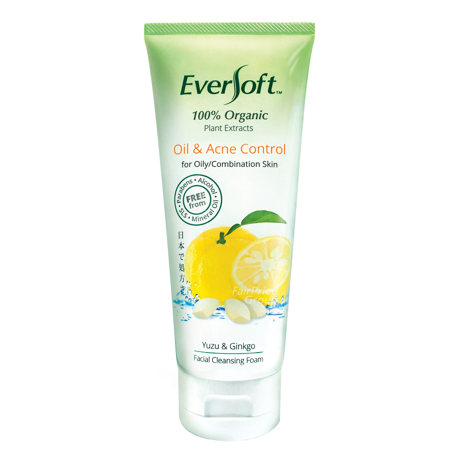 Eversoft Organic Cleanser Foam - Oil & Acne Control