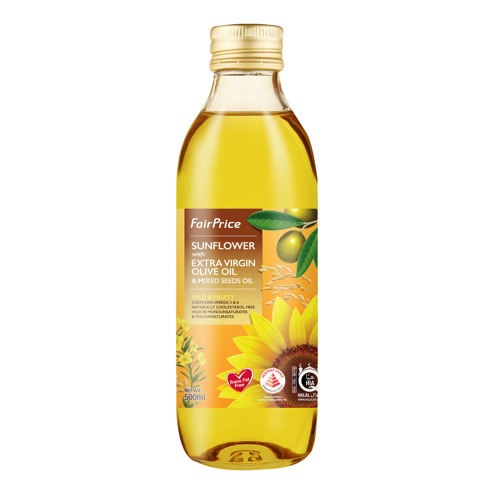 FairPrice Sunflower Olive & Mixed Seeds Oil - Mild & Fruity
