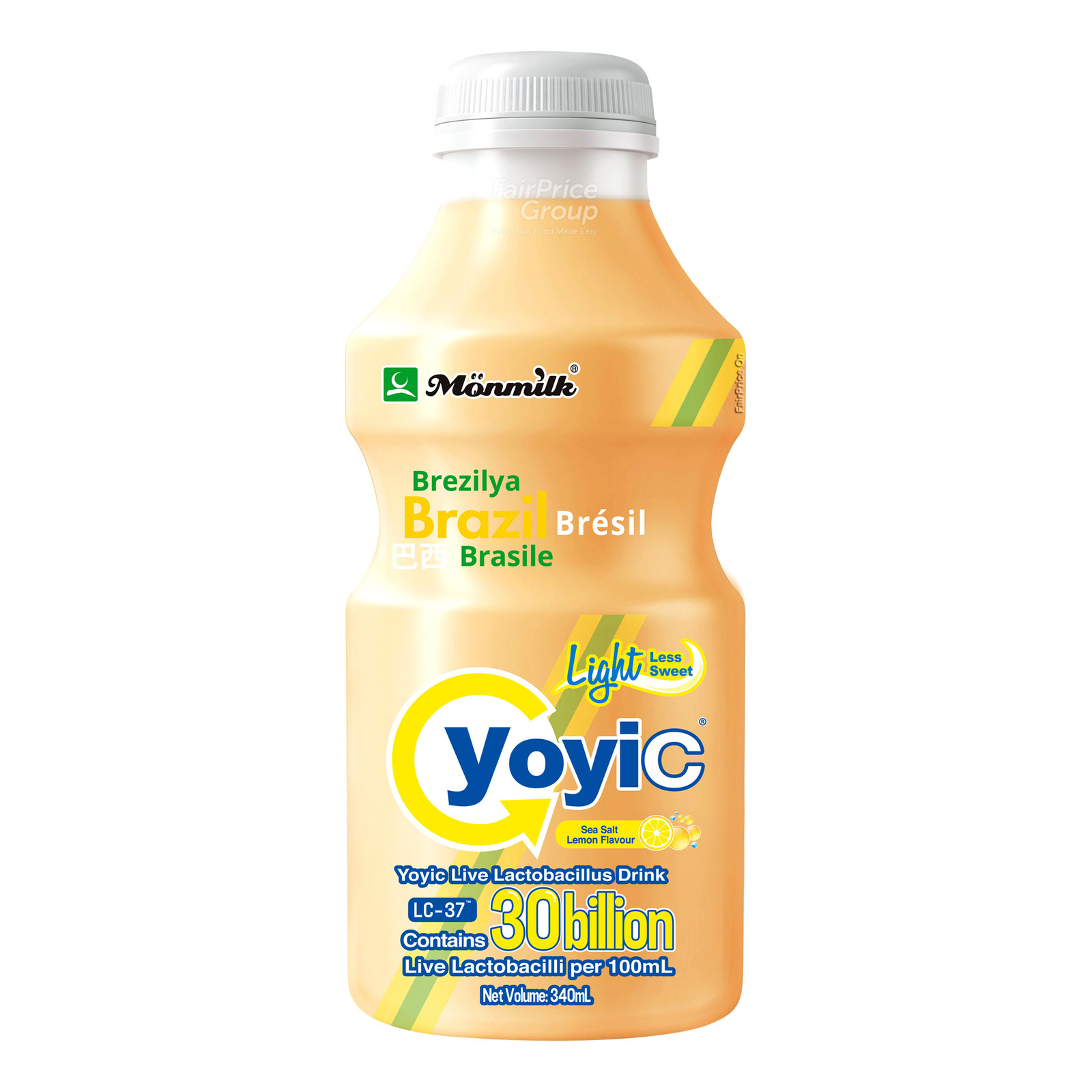Monmilk Yoyi C Live Lactobacillus Bottle Drink - Sea Salt Lemon