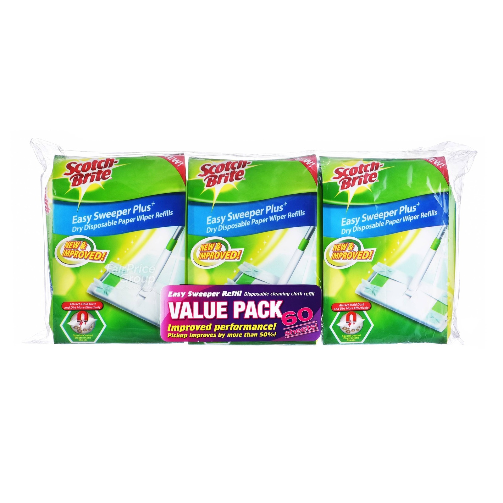 3M Scotch-Brite Wiper Refill - Easy Sweeper Plus (Dry)