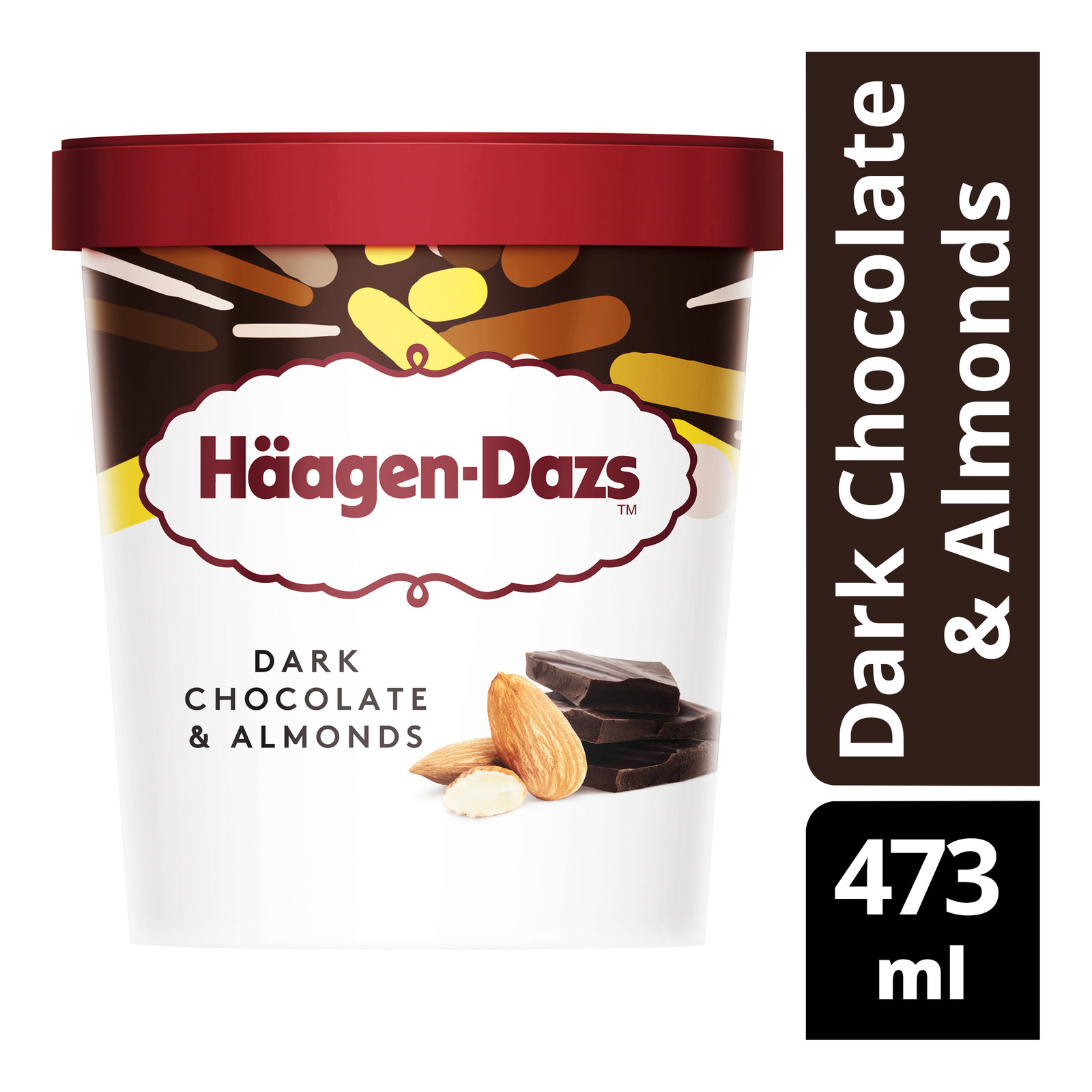 Haagen-Dazs Ice Cream - Dark Chocolate & Almonds