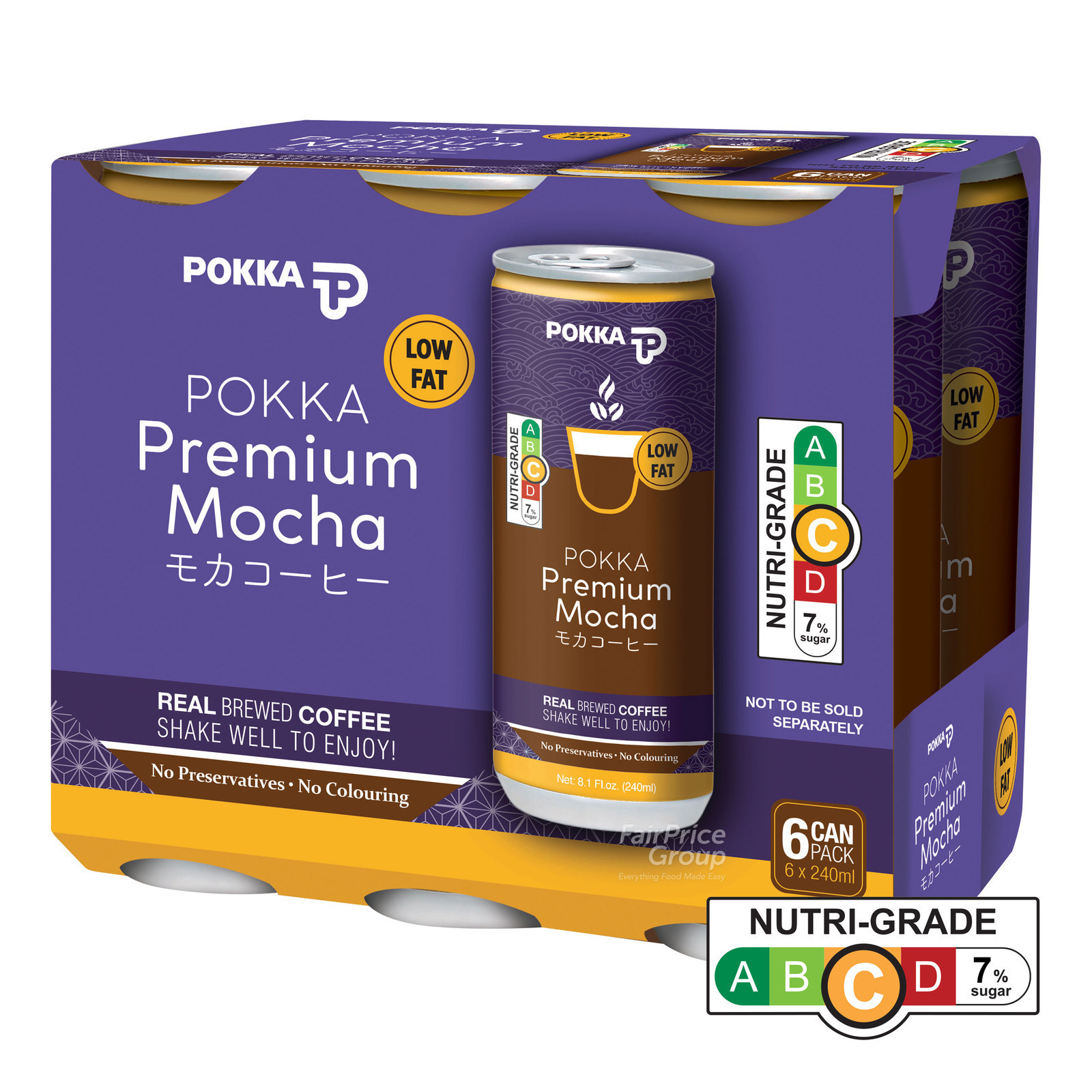 Pokka Coffee Can Drink Mocha NTUC FairPrice