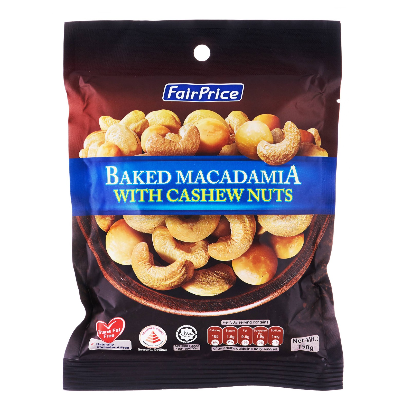 FairPrice Baked Macadamia with Cashew Nuts