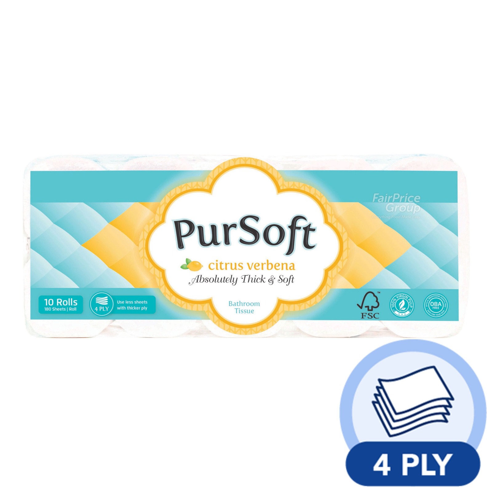 PurSoft Toilet Tissue Roll - Citrus Verbena