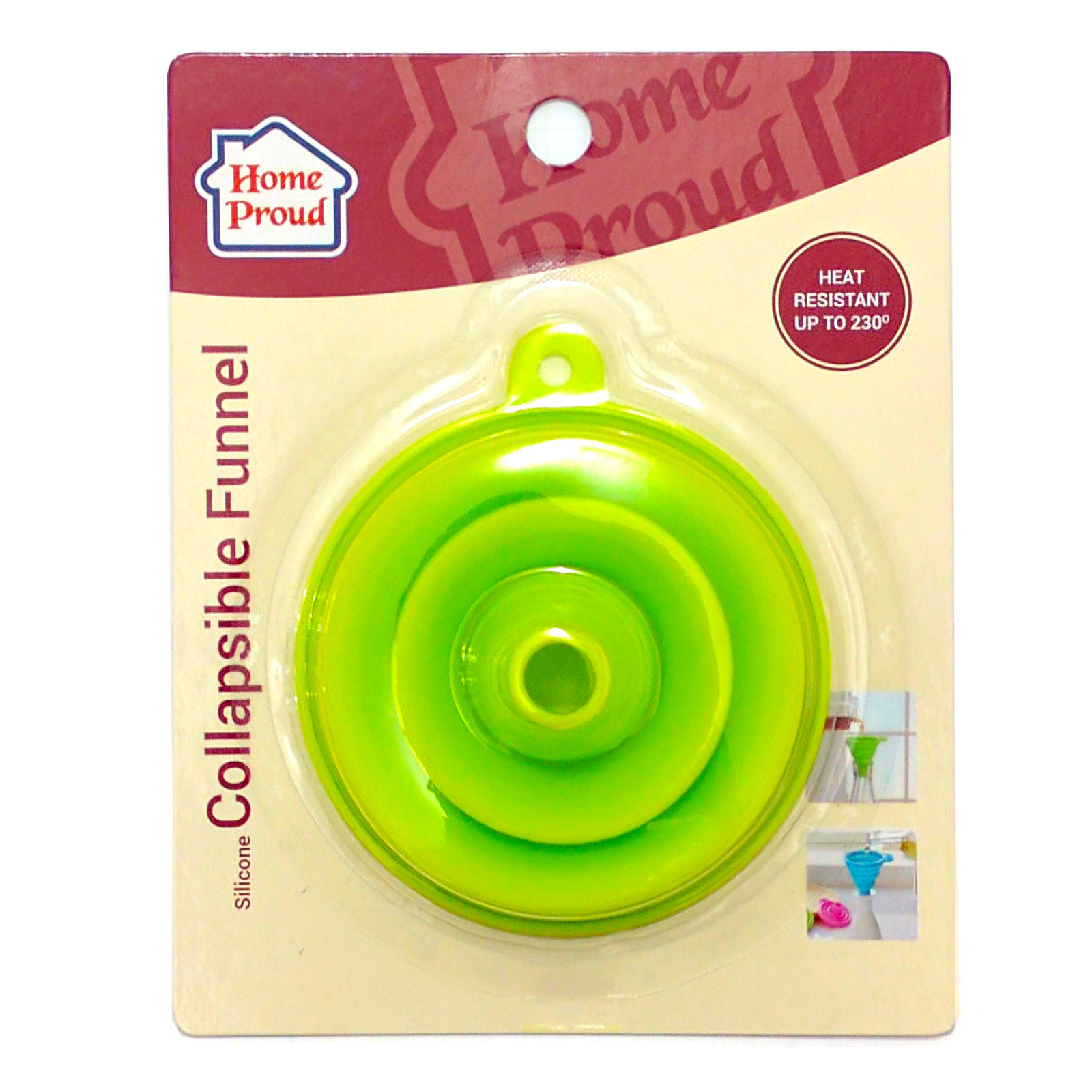 HomeProud Silicone Collapsible Funnel