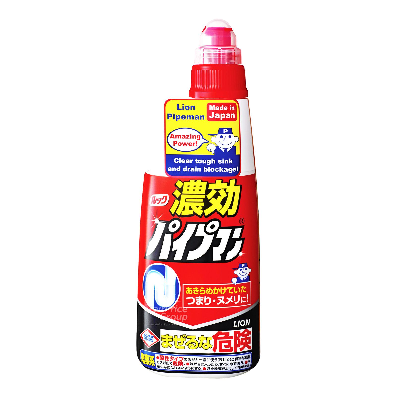 Lion Pipeman Concentrated Declogging Gel - Sink & Drain