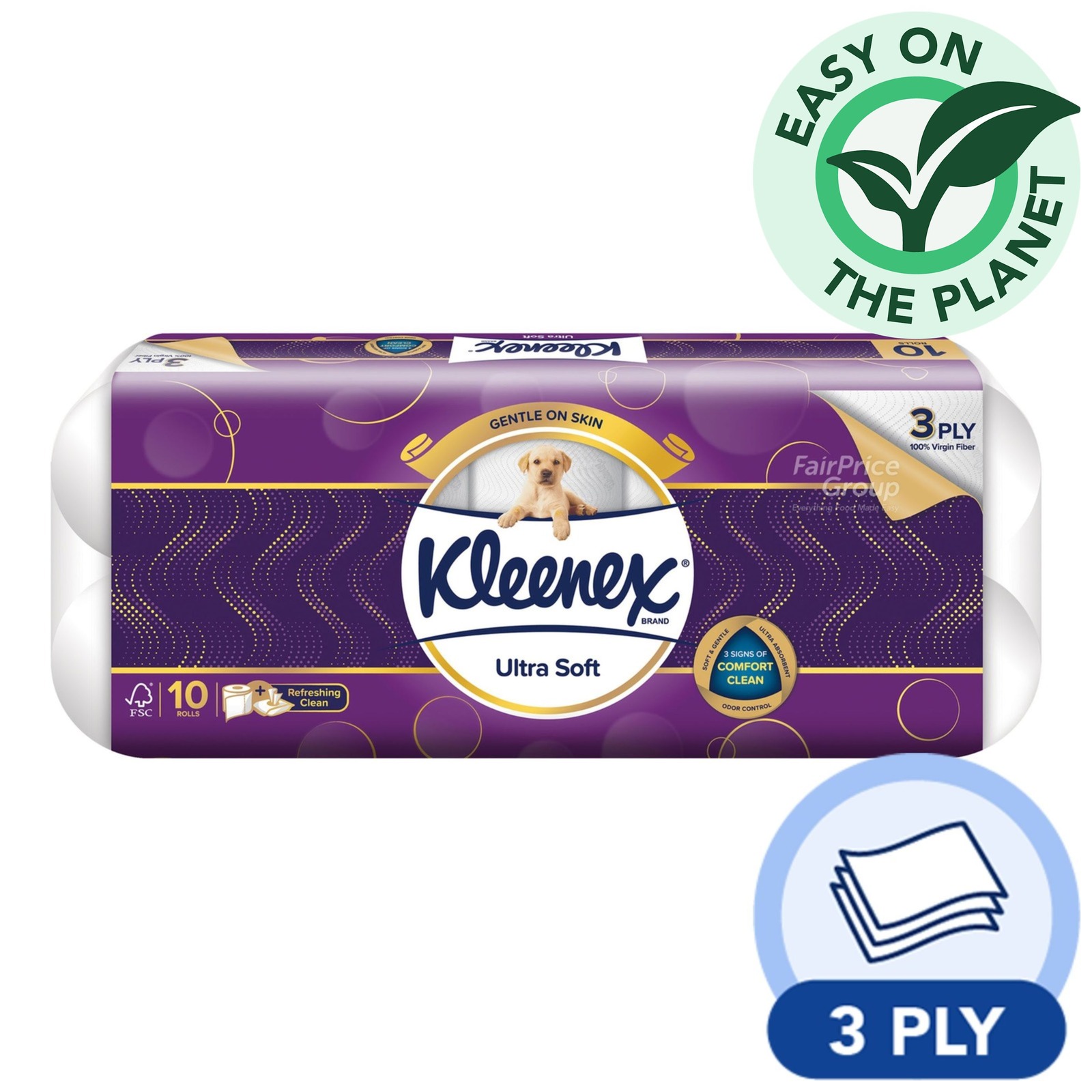 Kleenex Ultra Soft Toilet Tissue Rolls - Cottony Clean