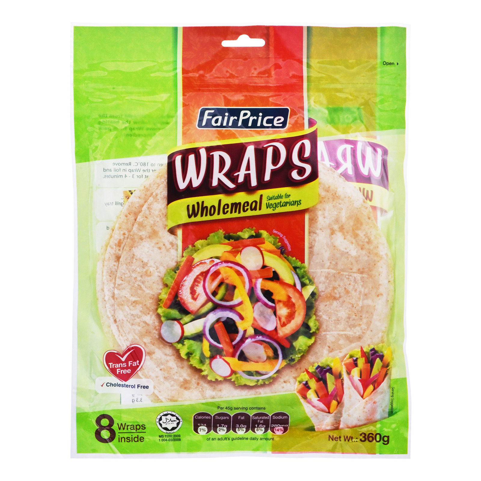 FairPrice Wraps - Wholemeal