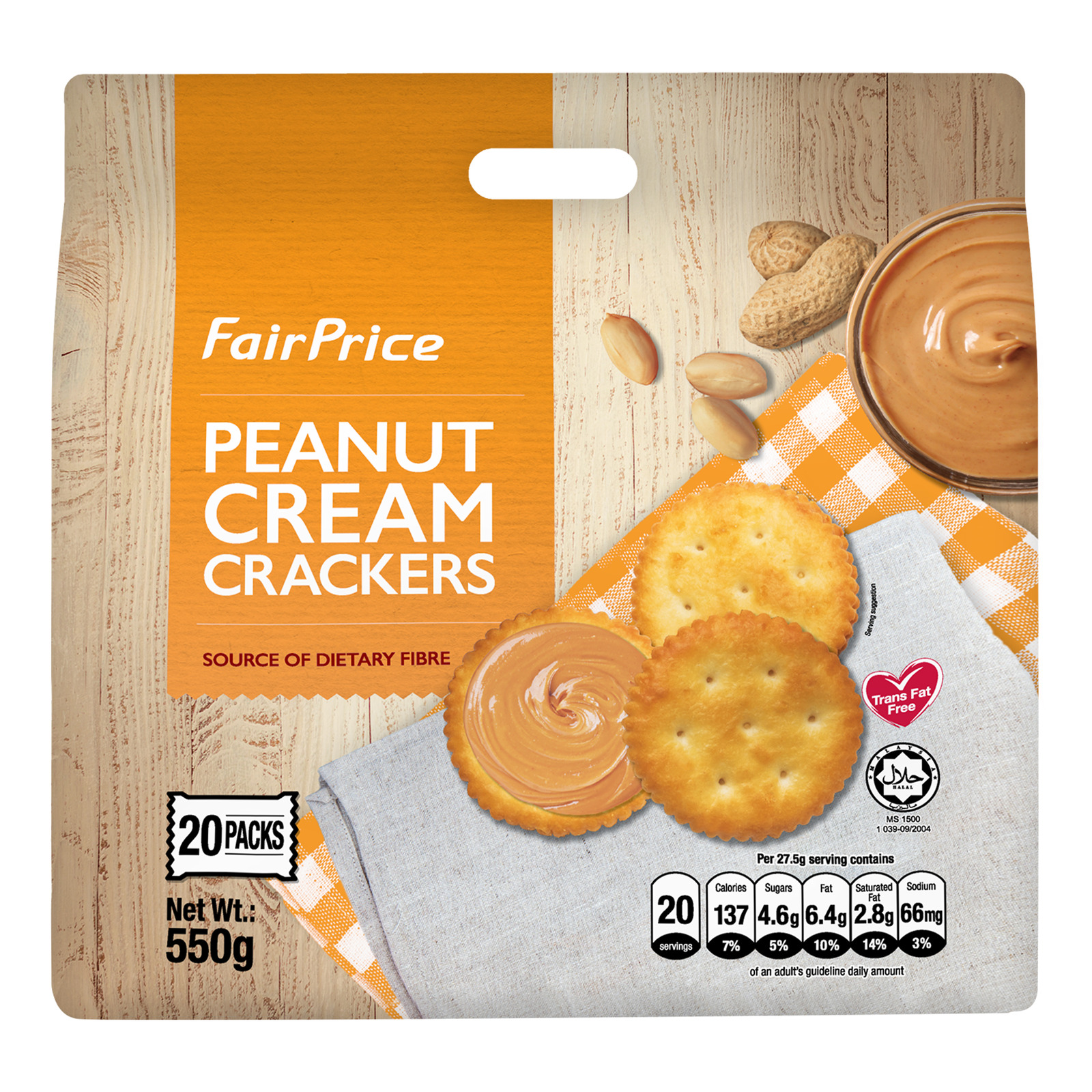 FairPrice Cream Crackers - Peanut