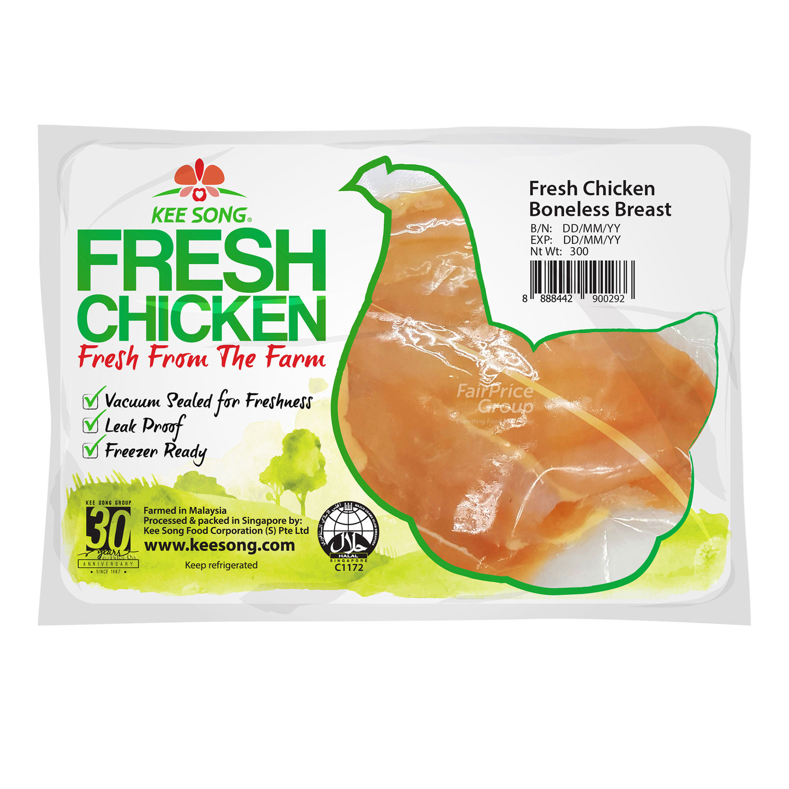 Kee Song Fresh Chicken - Boneless Breast