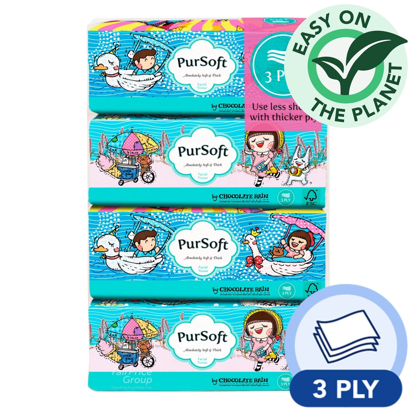 PurSoft Tissue Soft Pack - Outdoor (3ply)