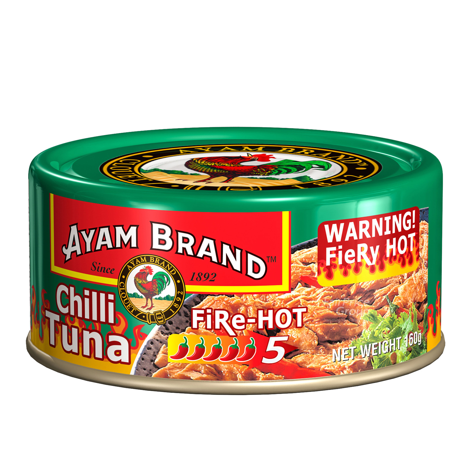 Ayam Brand Tasty Tuna - Fire Hot Chili (Spiciness Level 5)