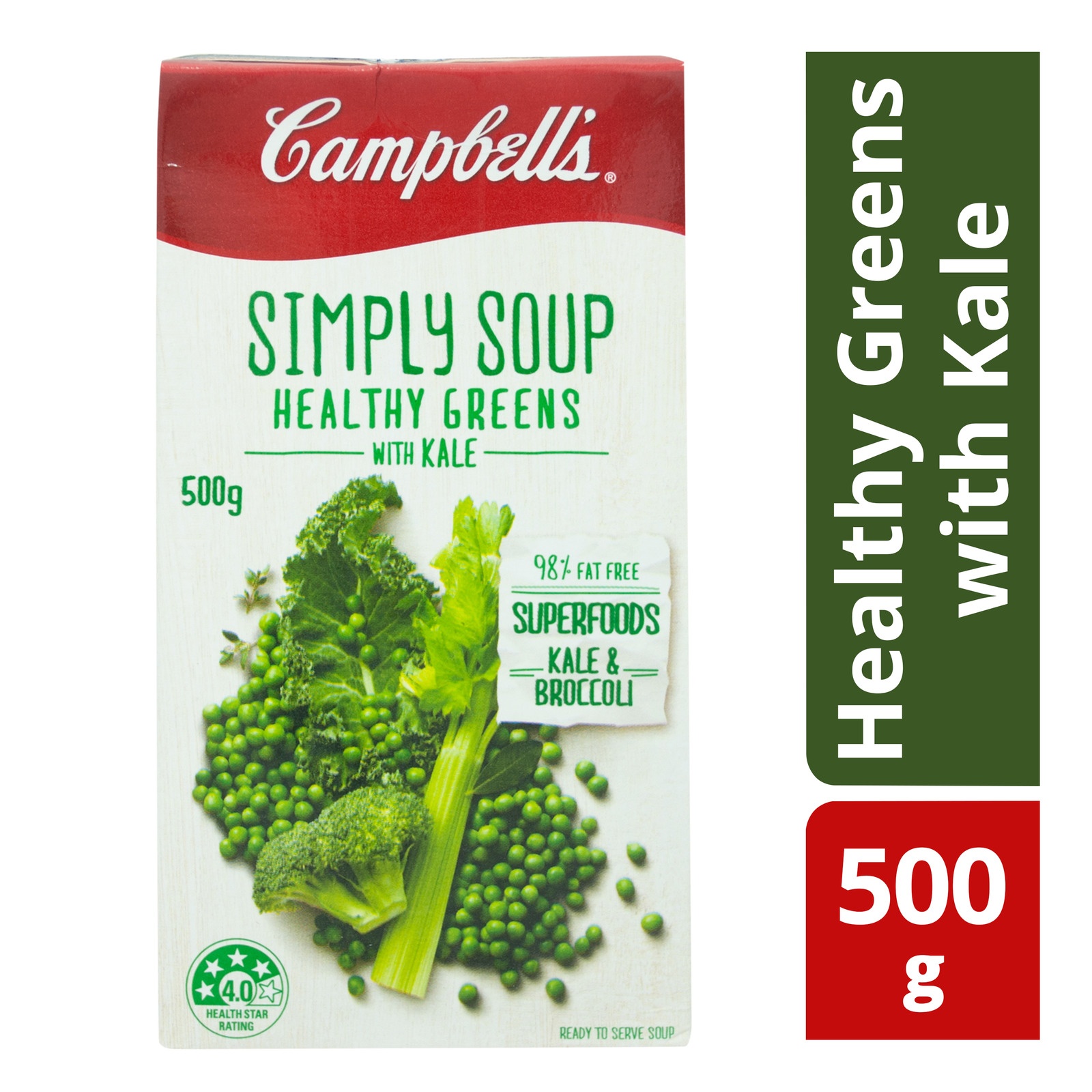 Campbell's Instant Simply Soup - Healthy Greens with Kale