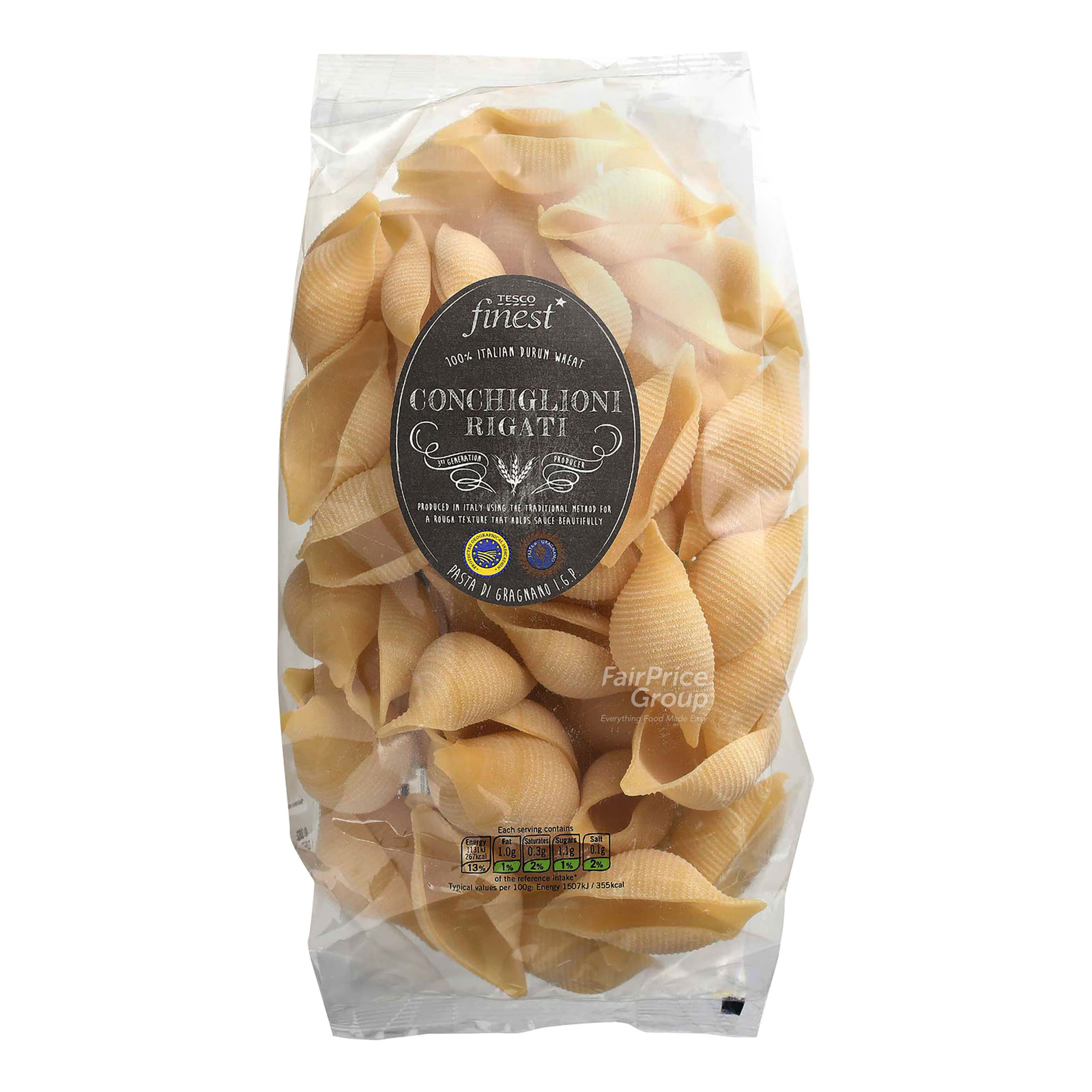 Tesco Finest Pasta - Conchiglioni Rigati