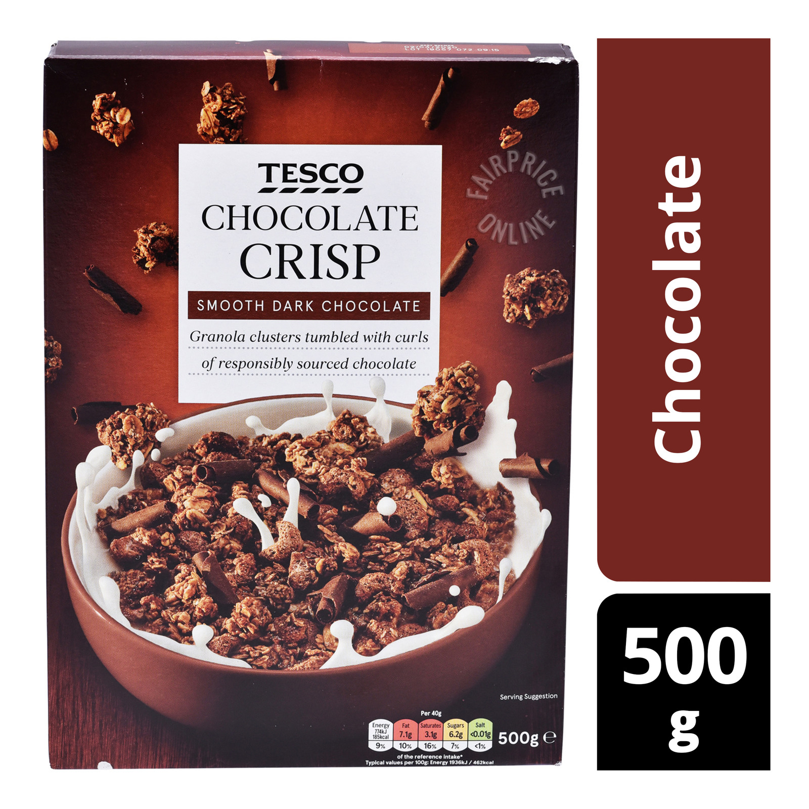 Tesco Crisp Cereal - Chocolate