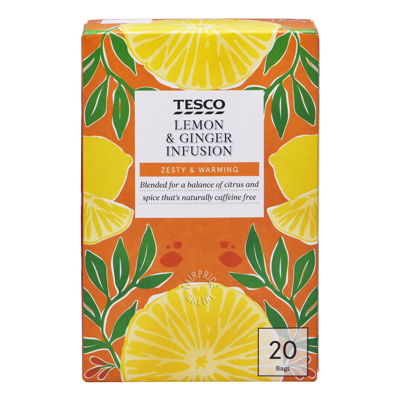 Tesco Infusion Tea Bags - Lemon & Ginger