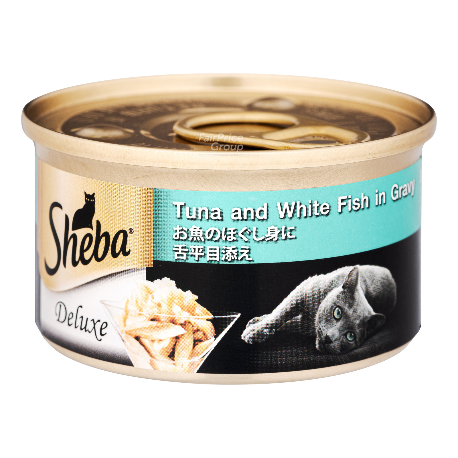 Sheba Cat Can Food - Tuna and White Fish in Gravy