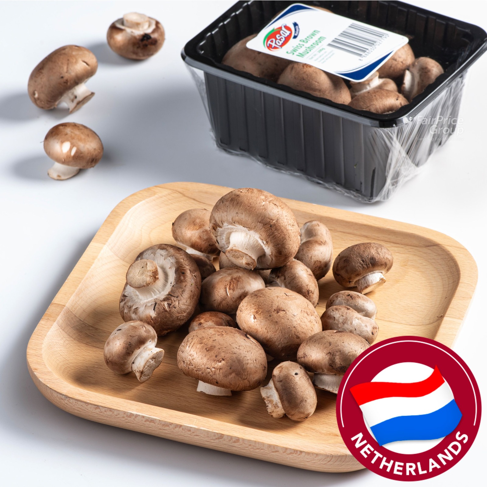 Pasar Holland Swiss Brown Mushroom