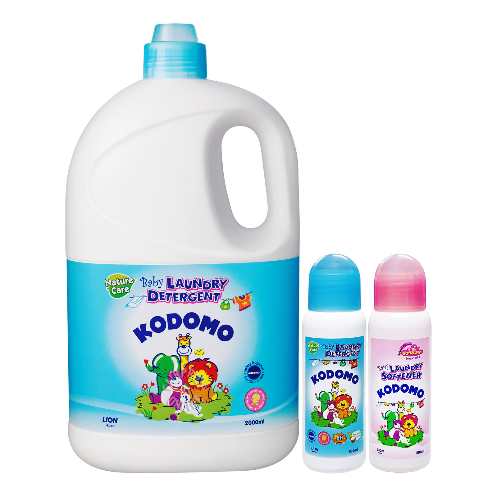 Kodomo Baby Laundry Detergent-Nature Care + Travel Set