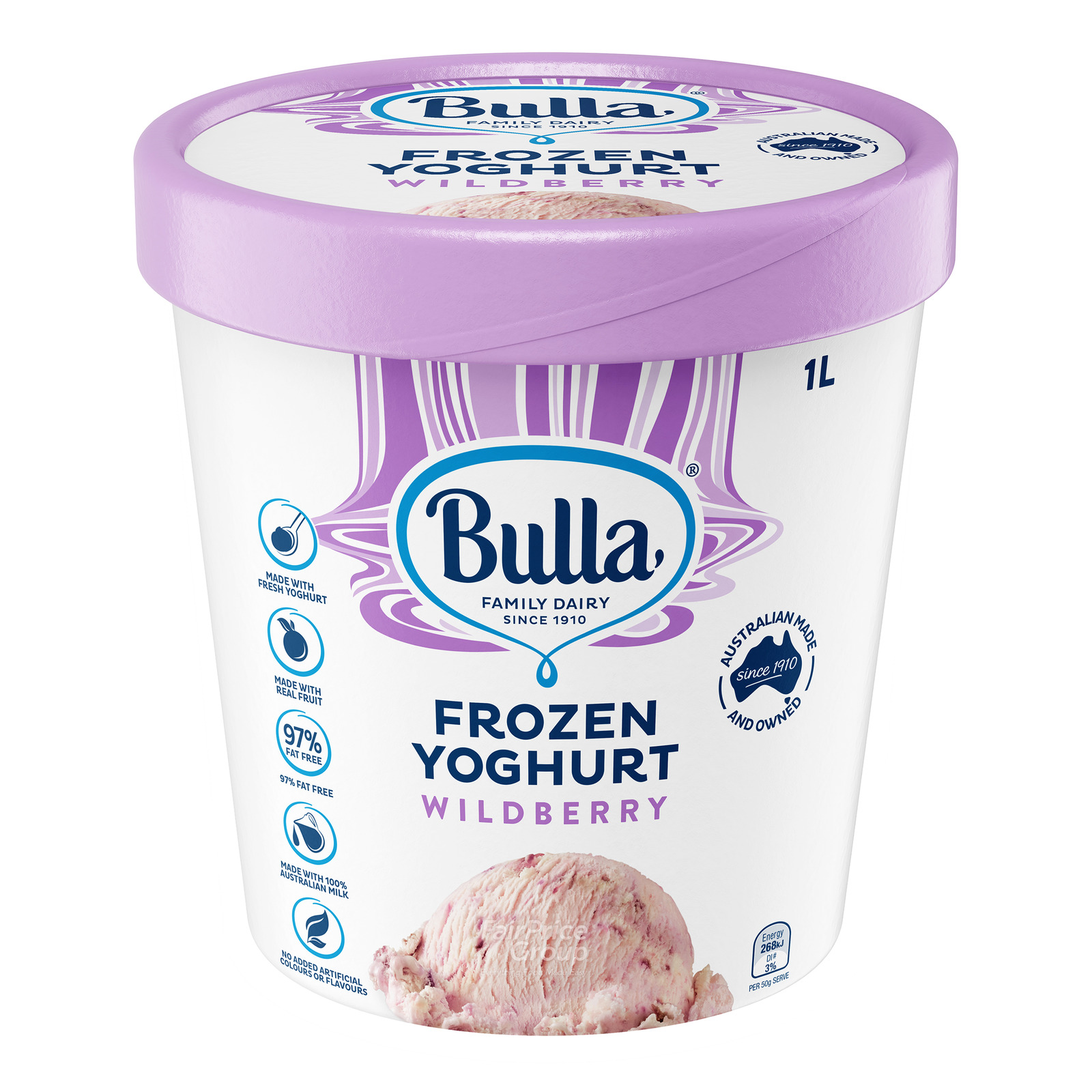 Bulla Frozen Yoghurt - Wildberry