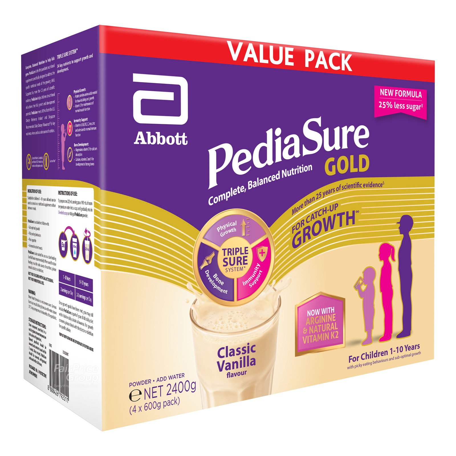 PediaSure TripleSure Milk Powder - Classic Vanilla