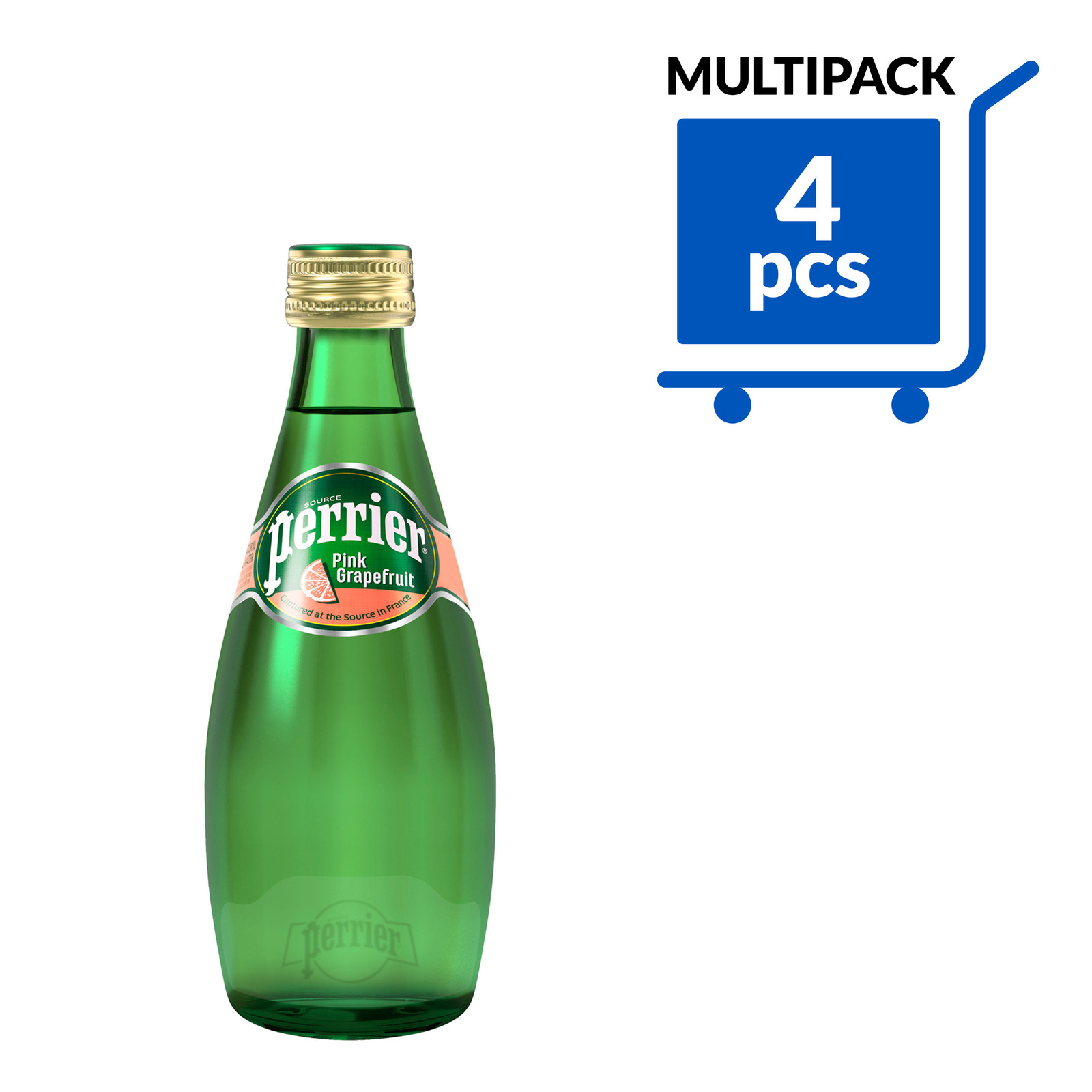 Perrier Sparkling Mineral Bottle Water - Pink Grapefruit