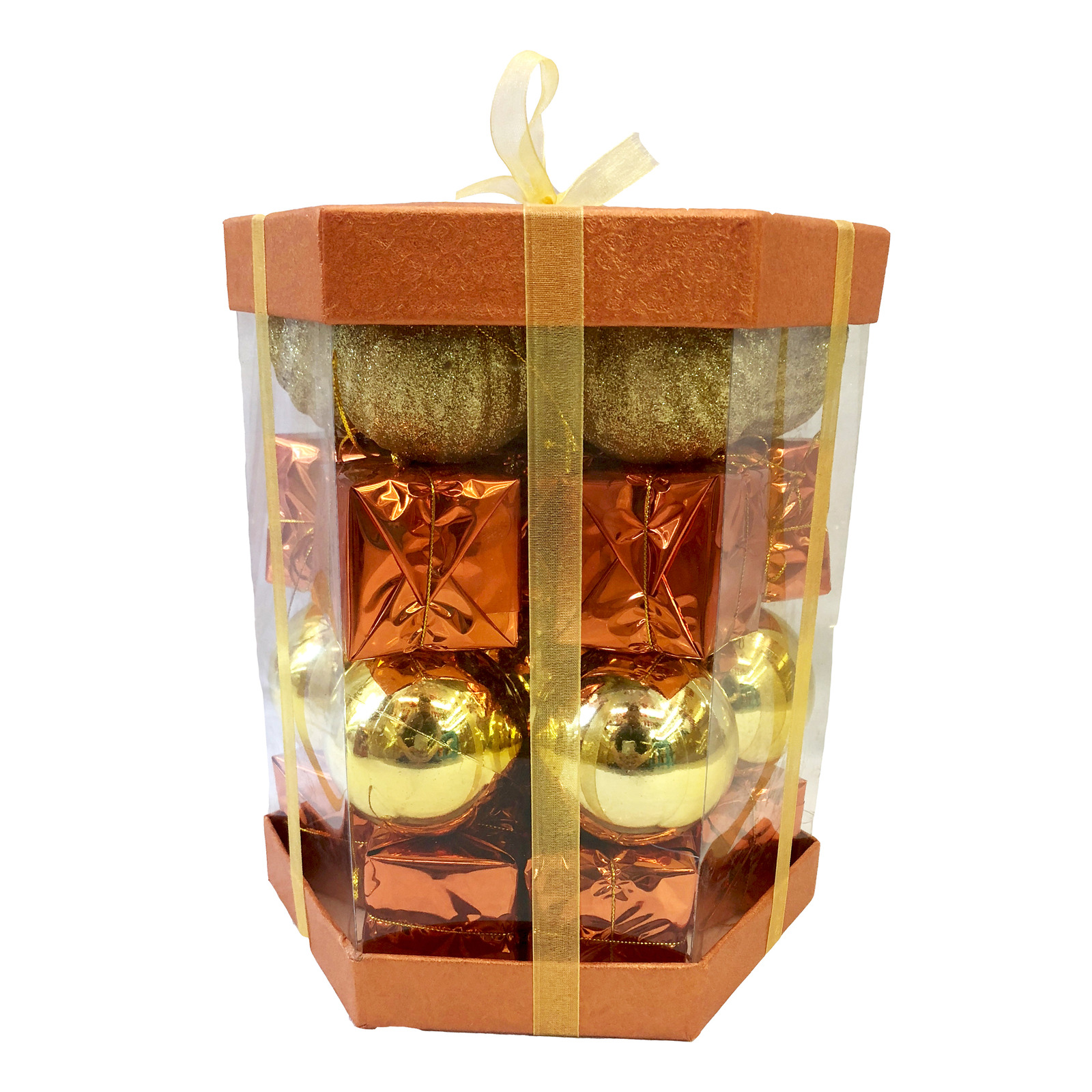 Christmas Hanging Ornament Gift Set - Gold