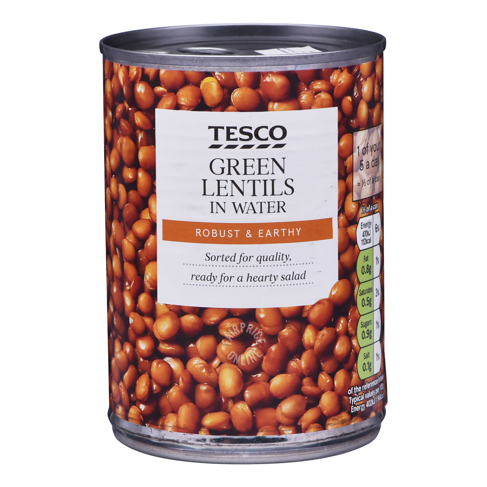 Tesco Green Lentils in Water