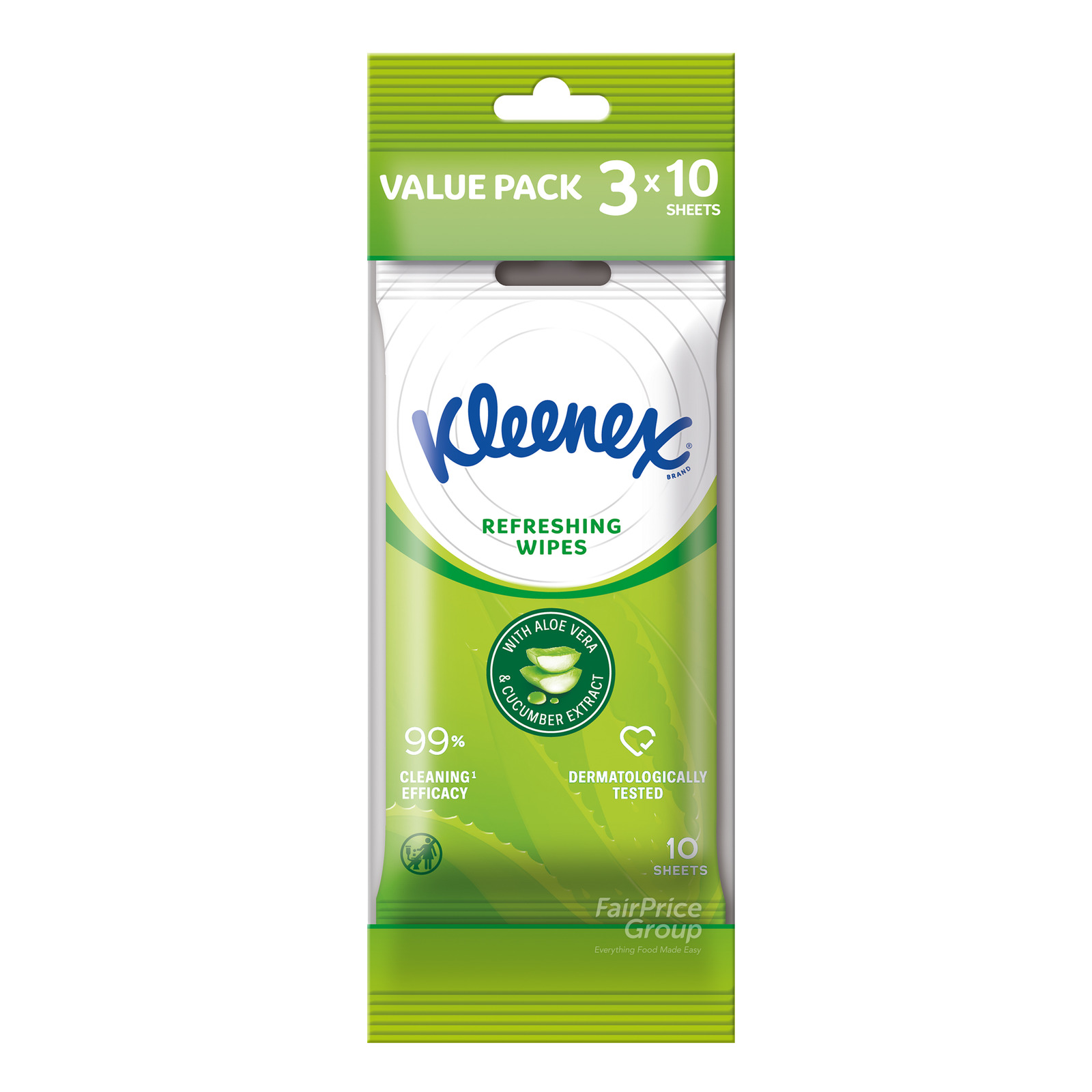 Kleenex Hand & Face Moist Wipes - Refreshing