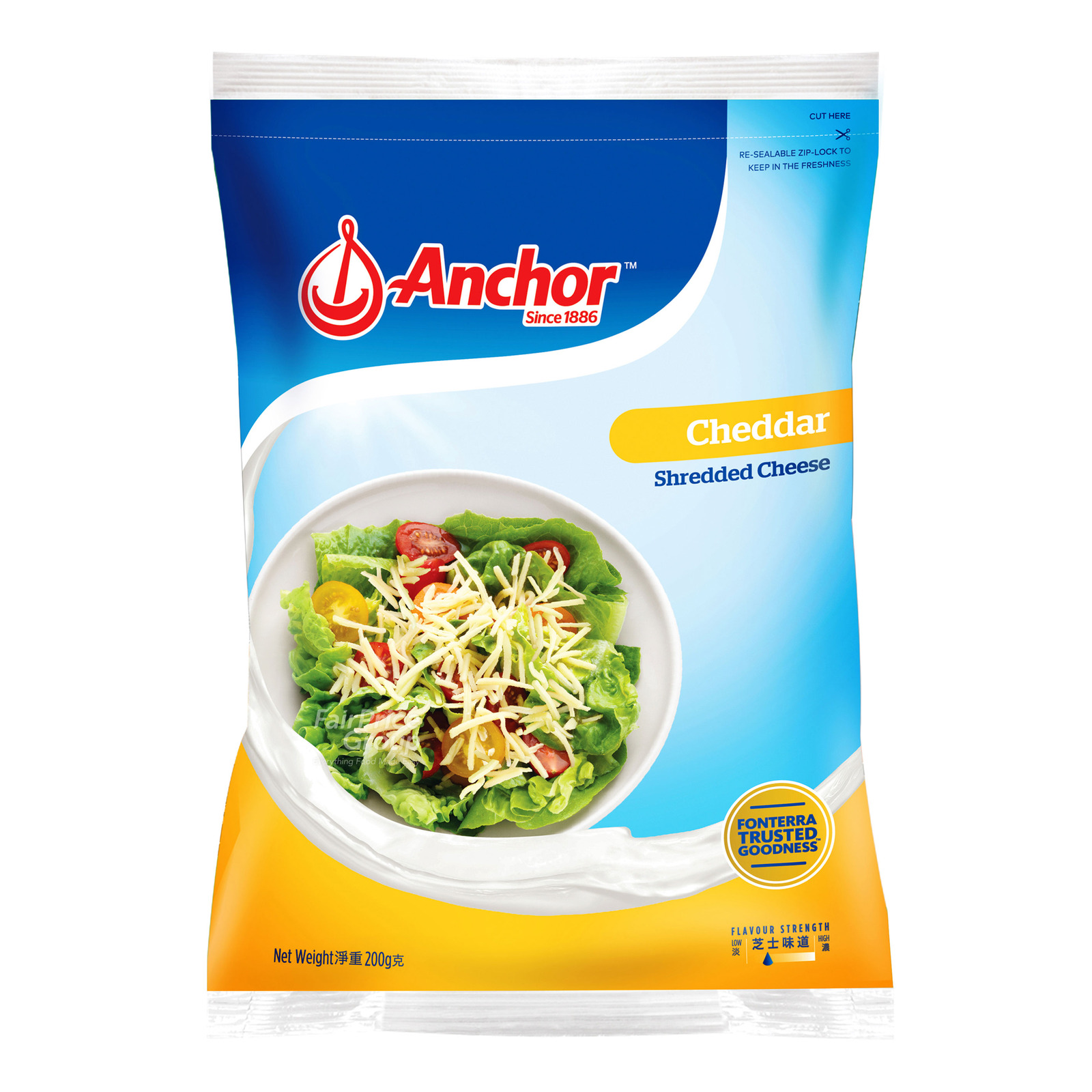 Anchor Cheddar Shredded Cheese