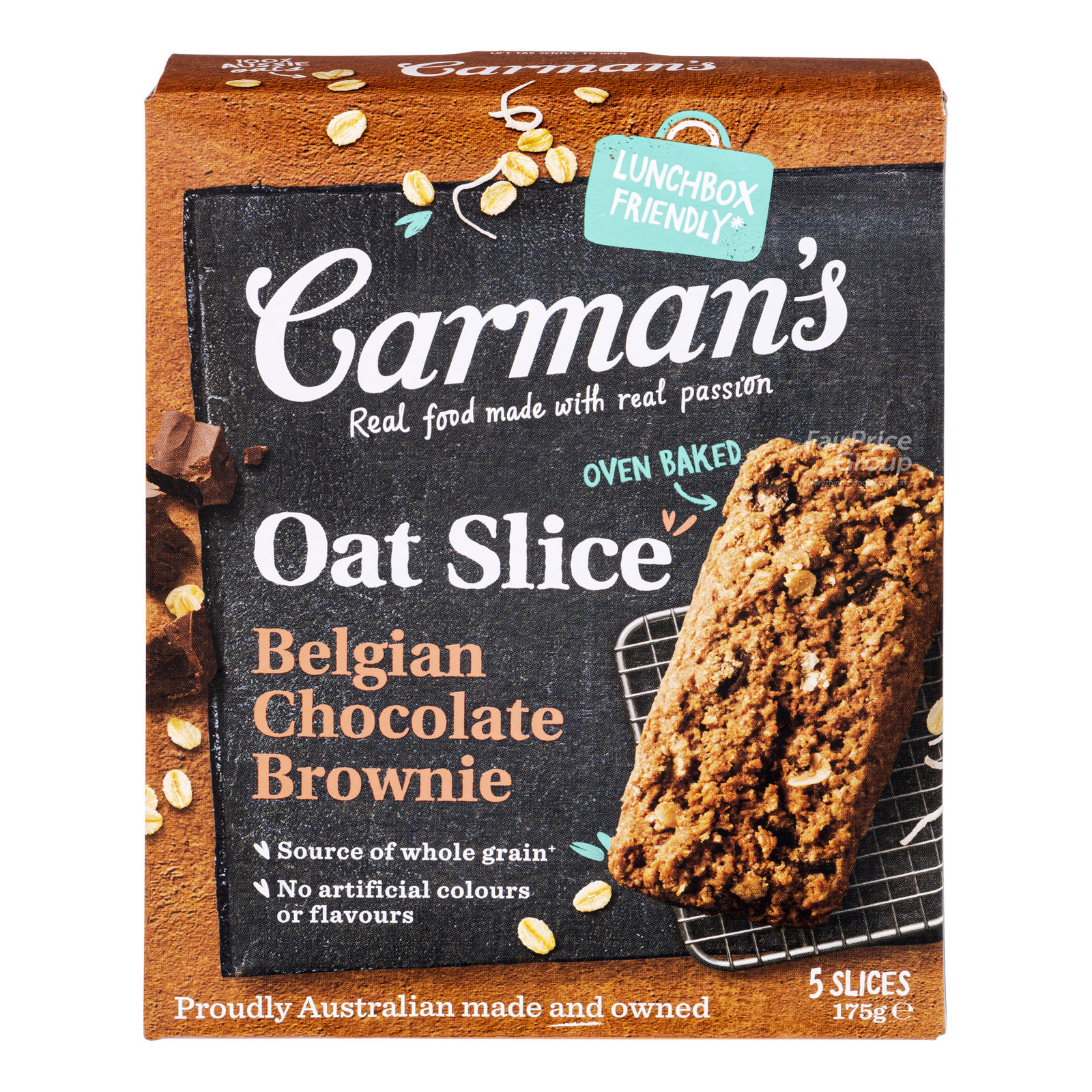 Carman's Baked Oat Slices - BelgianChocolateBrownie