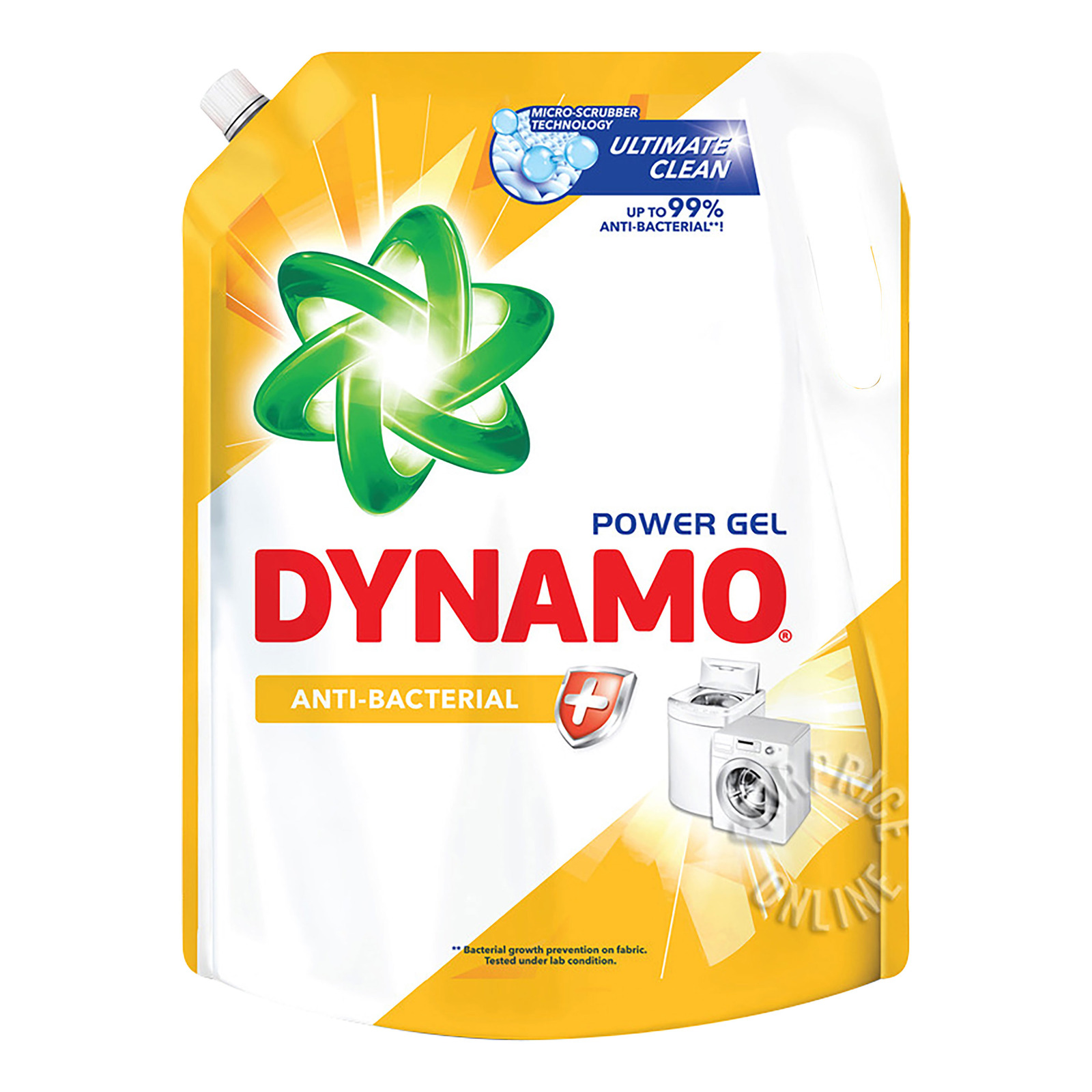Dynamo Power Gel Laundry Detergent Refill - Anti-bacterial