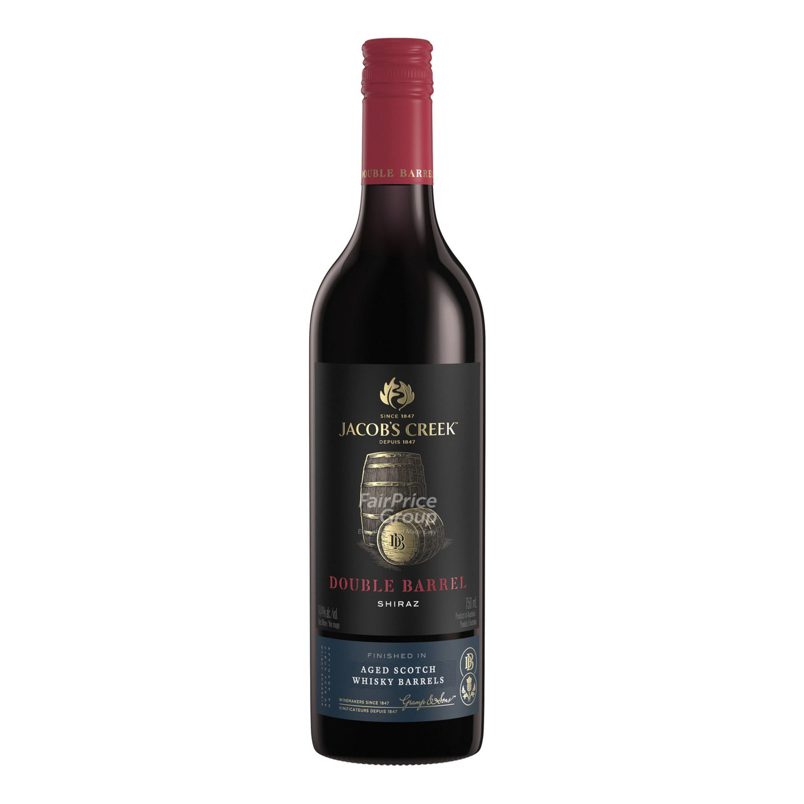 Jacob's Creek Red Wine - Double Barrel (Shiraz)