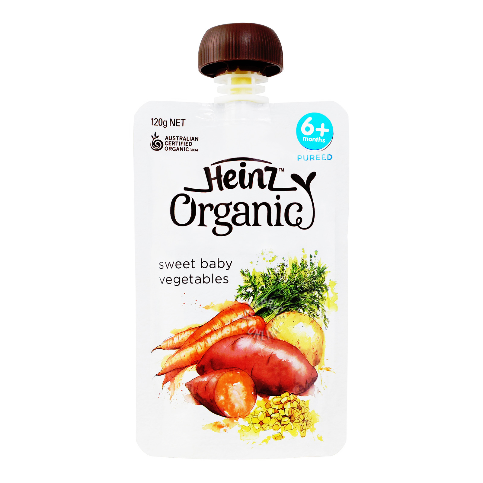 Heinz Organic Baby Puree Pouch - Sweet Baby Vegetables