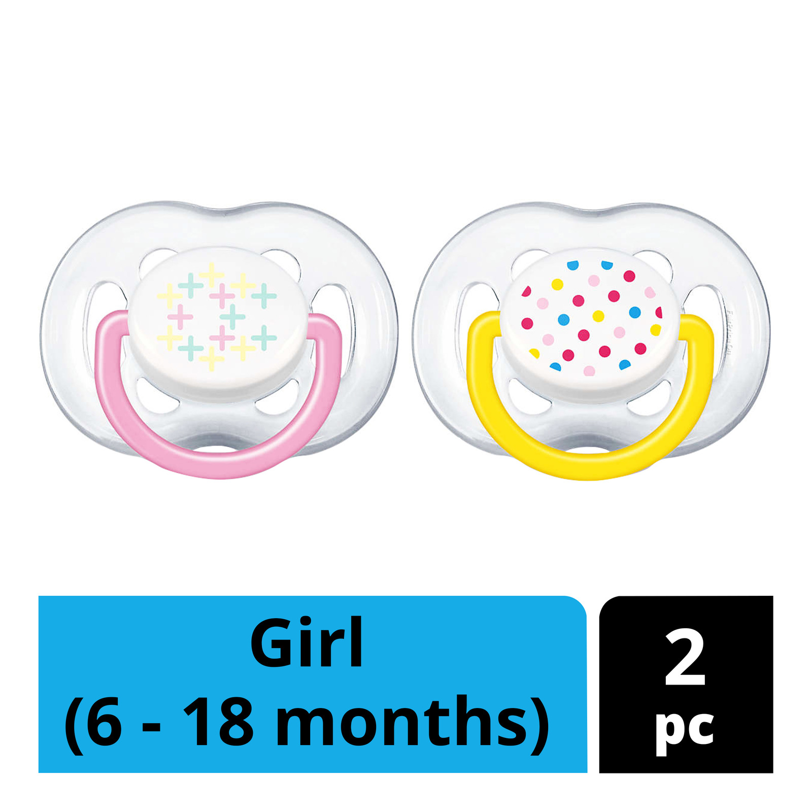 Philips Avent Freeflow Pacifier - Girl (6 - 18 months)